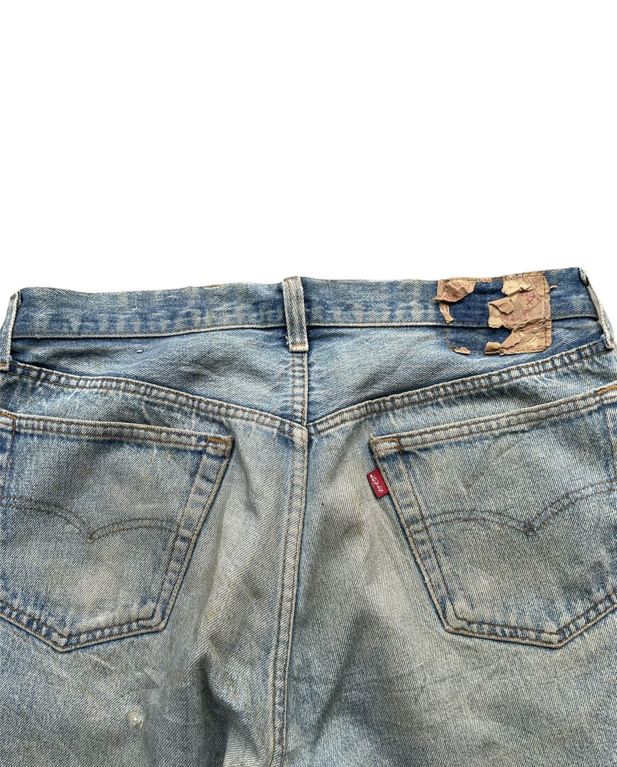 Levi's Levis 501 e 80’s Vintage Aging Faded Distressed Rework Size US 34 / EU 50 - 17 Thumbnail