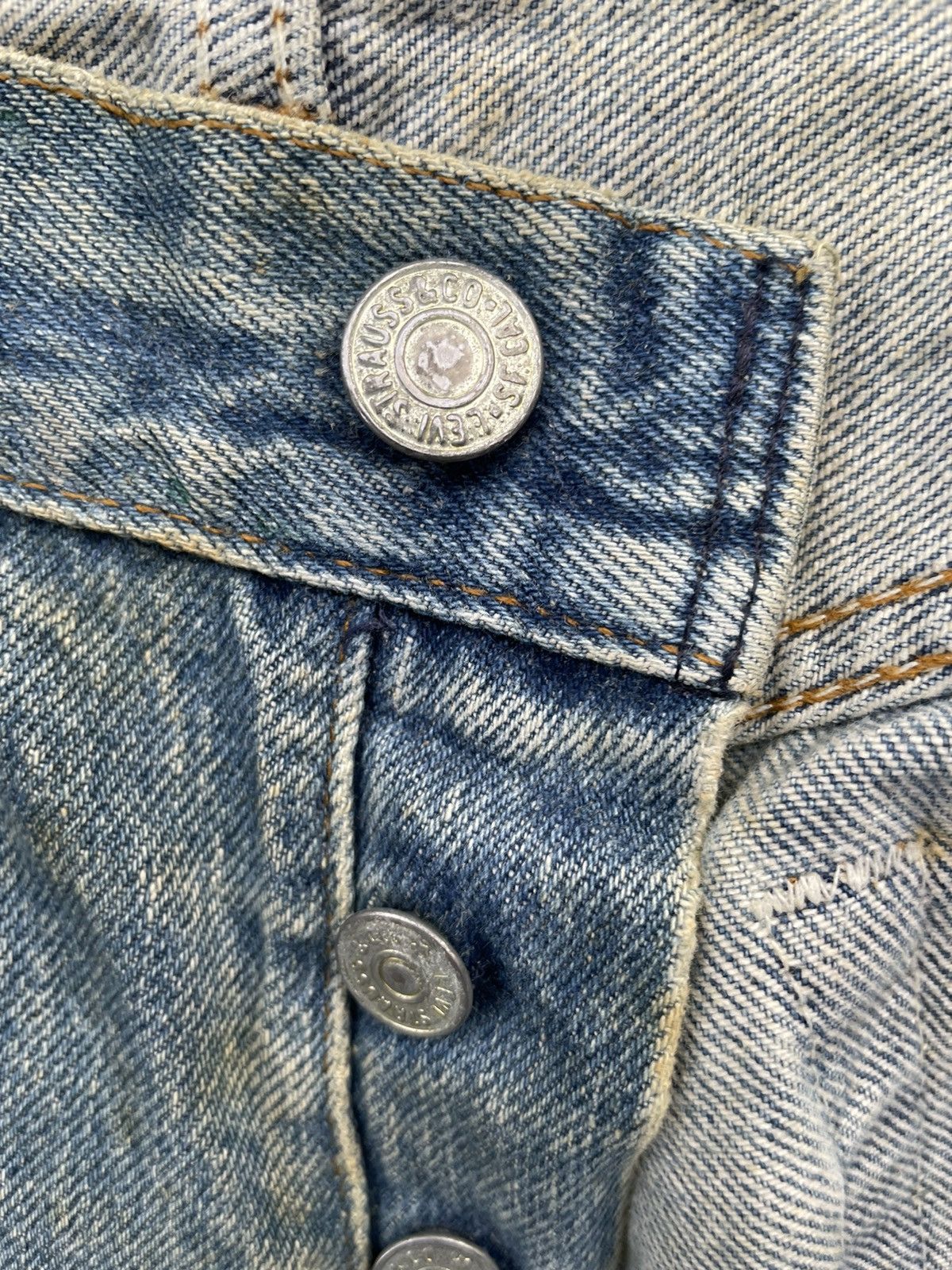 Levi's Levis 501 e 80’s Vintage Aging Faded Distressed Rework Size US 34 / EU 50 - 25 Thumbnail
