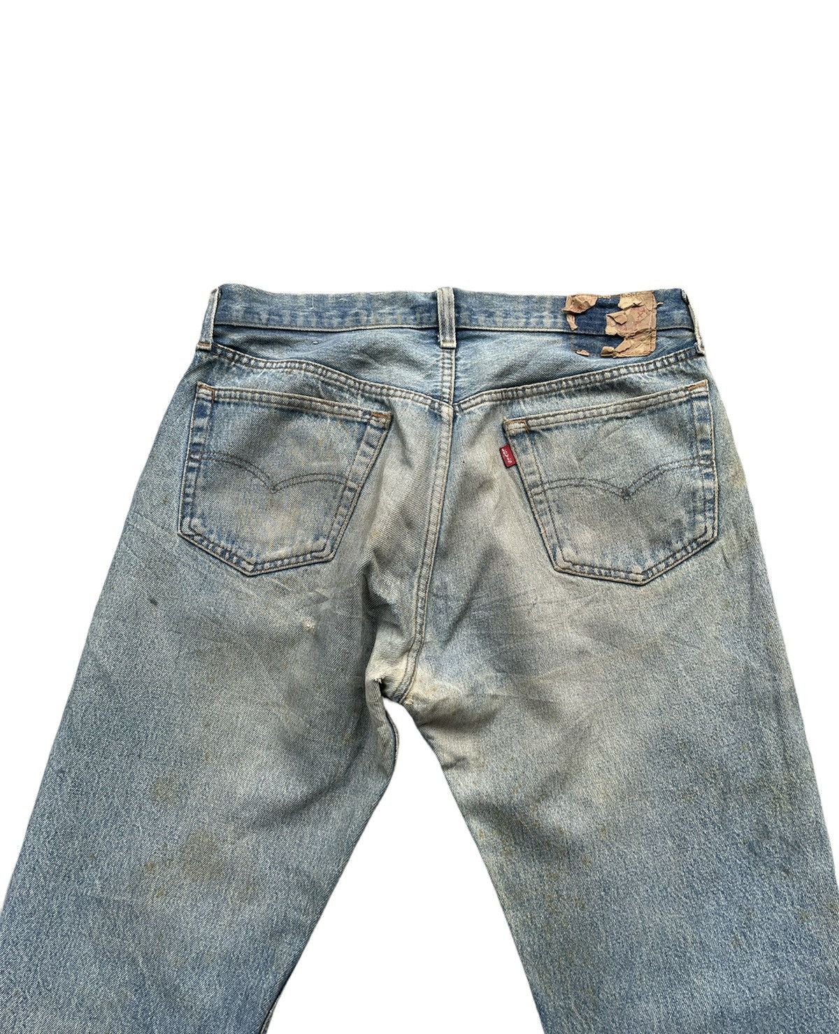 Levi's Levis 501 e 80’s Vintage Aging Faded Distressed Rework Size US 34 / EU 50 - 15 Thumbnail