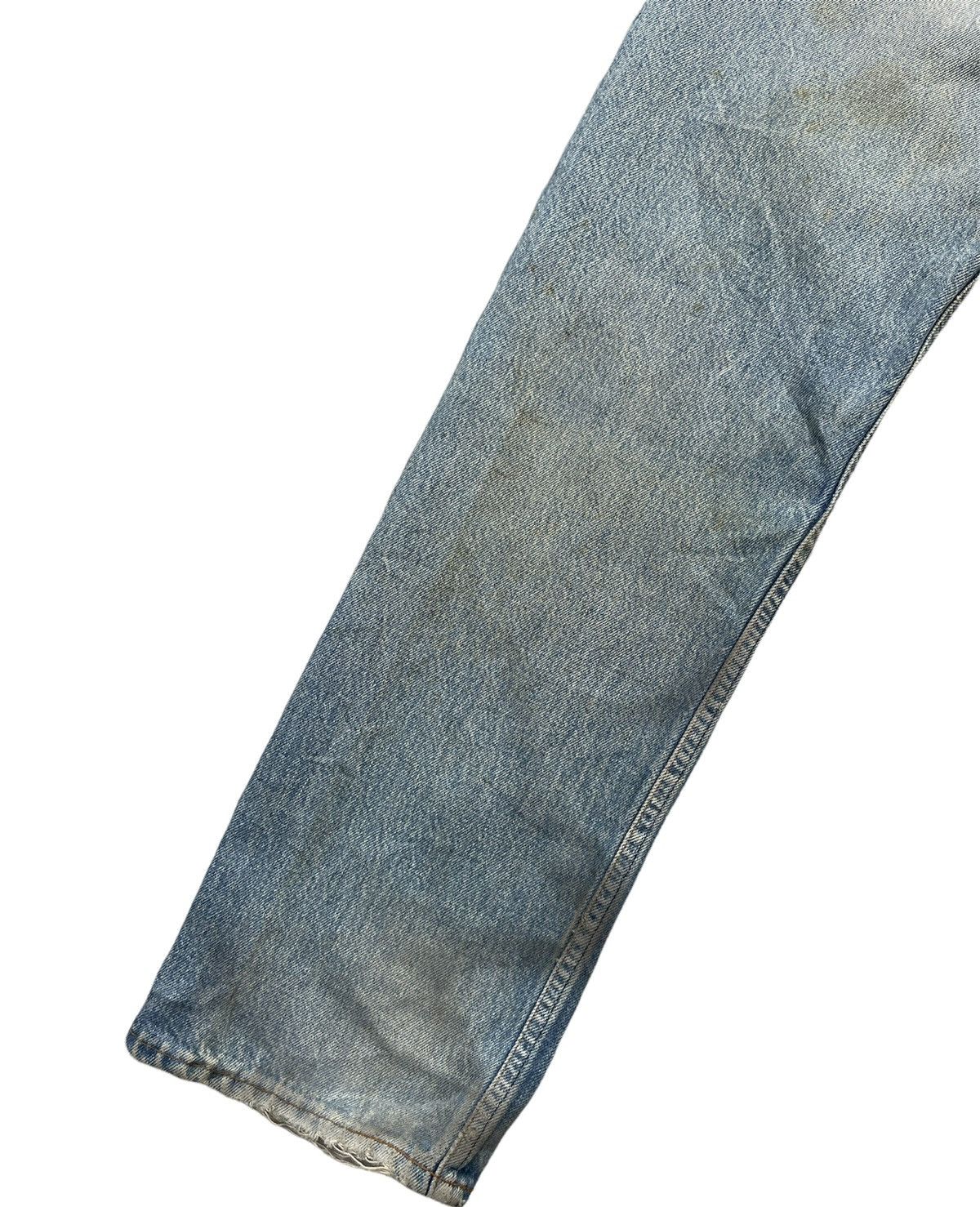 Levi's Levis 501 e 80’s Vintage Aging Faded Distressed Rework Size US 34 / EU 50 - 14 Thumbnail