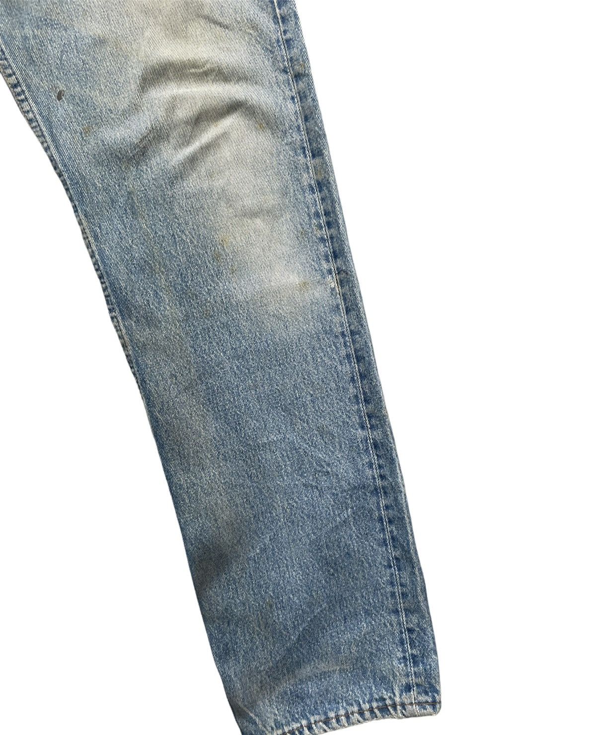 Levi's Levis 501 e 80’s Vintage Aging Faded Distressed Rework Size US 34 / EU 50 - 5 Thumbnail