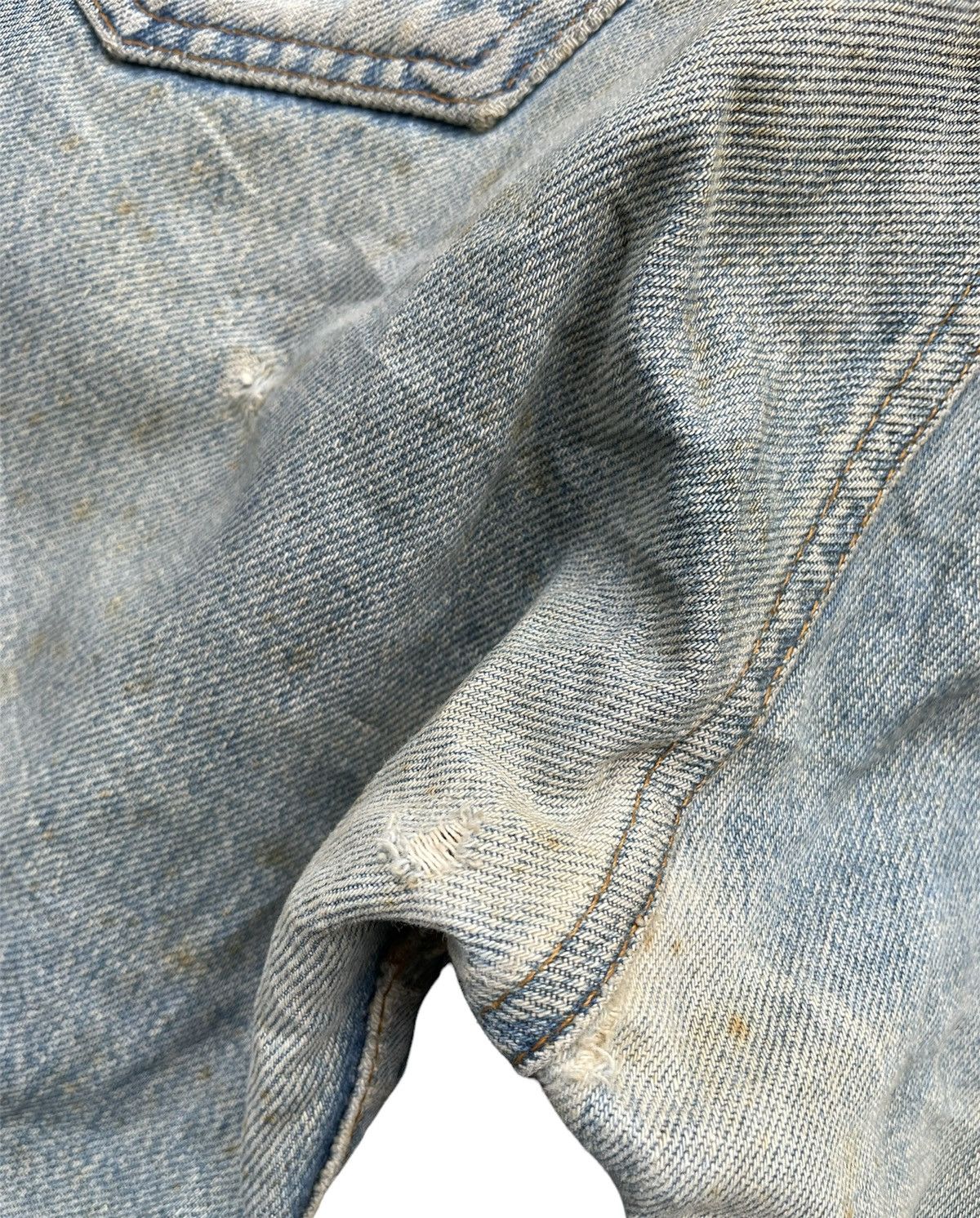 Levi's Levis 501 e 80’s Vintage Aging Faded Distressed Rework Size US 34 / EU 50 - 16 Thumbnail