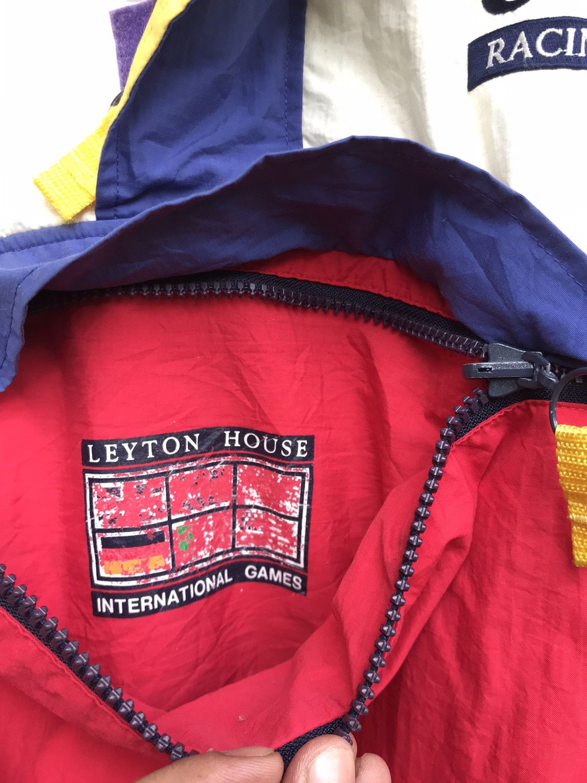 USA Olympics Vintage Leyton House USA Racing Team Oversized Jacket Size US M / EU 48-50 / 2 - 23 Thumbnail