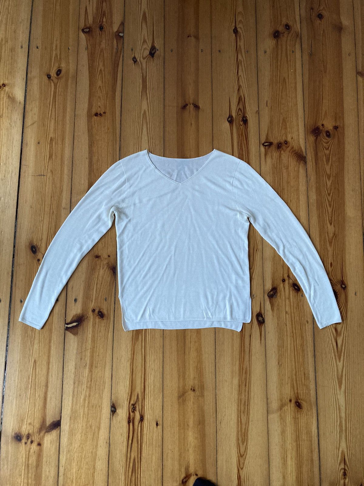 Cosmic Wonder V-Neck Silk Sweater Size US M / EU 48-50 / 2 - 1 Thumbnail