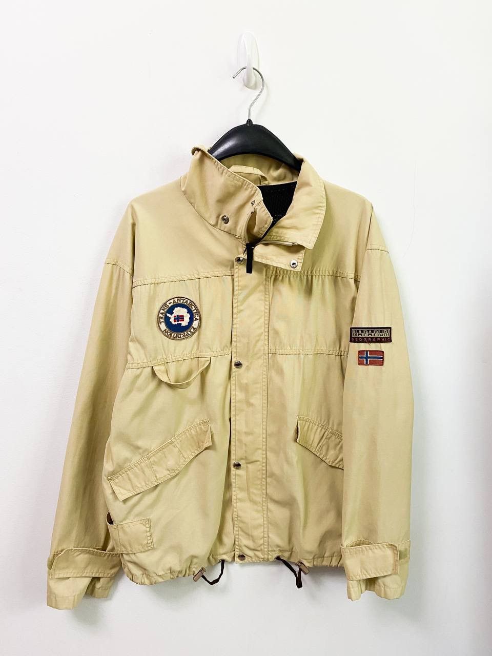 Napapijri × Vintage Vintage Napapijri Raincoat Waterproof Jacket Size US L / EU 52-54 / 3 - 10 Thumbnail