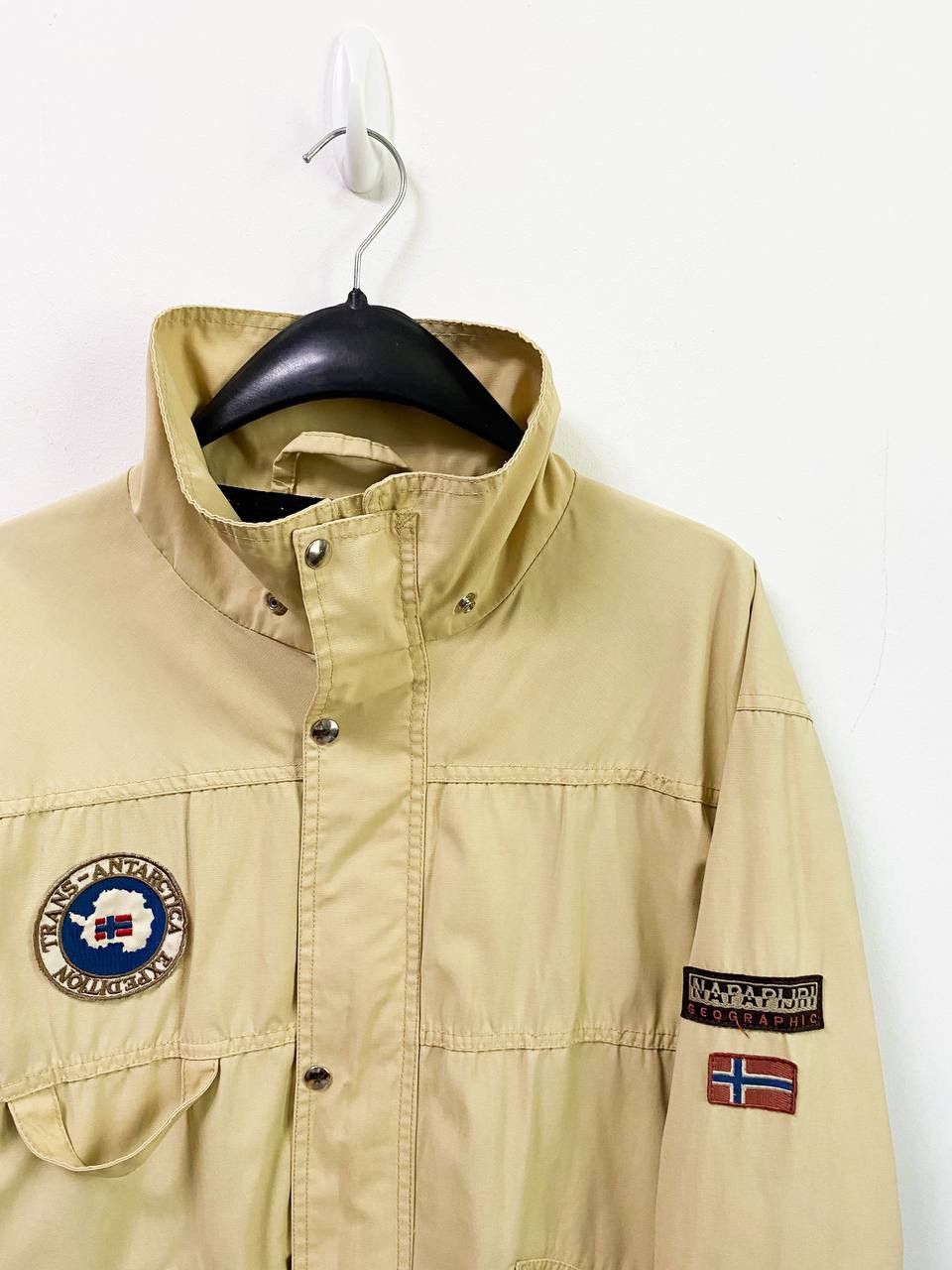 Napapijri × Vintage Vintage Napapijri Raincoat Waterproof Jacket Size US L / EU 52-54 / 3 - 3 Thumbnail