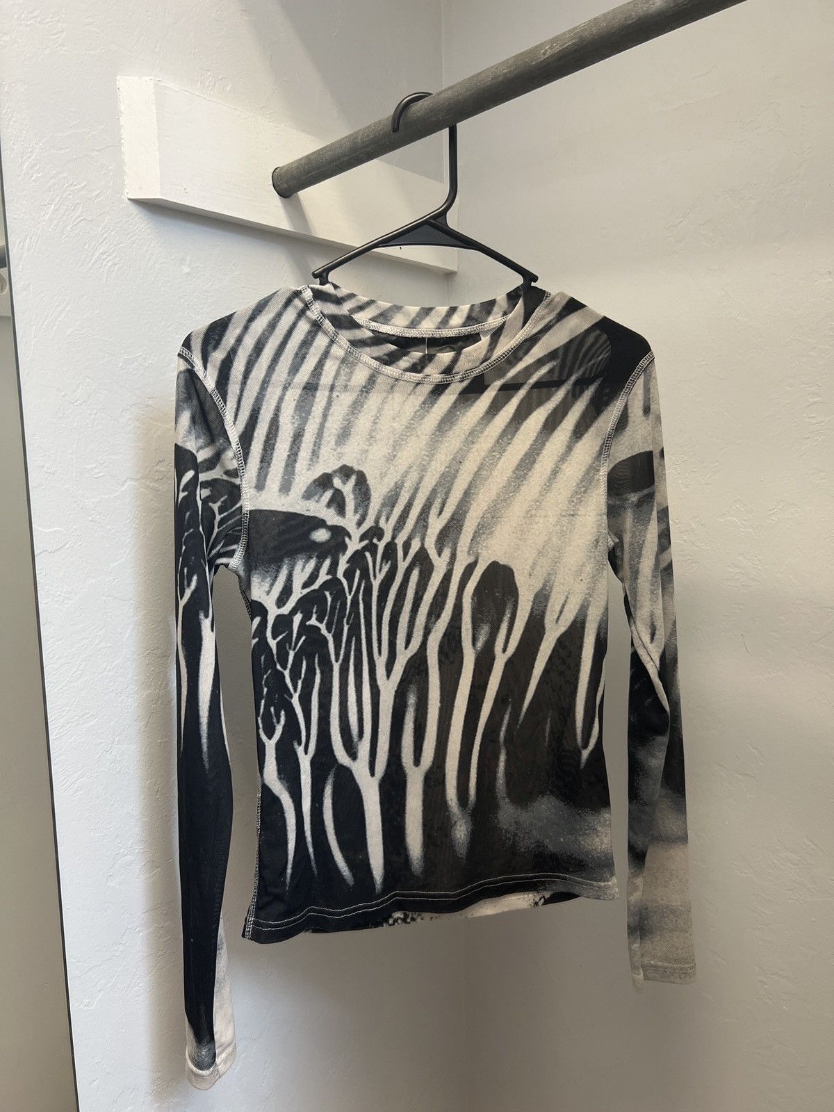 Japanese Brand PAYNESTAR ‘Digital Age Now’ Mesh Long Sleeve Size US S / EU 44-46 / 1 - 2 Thumbnail