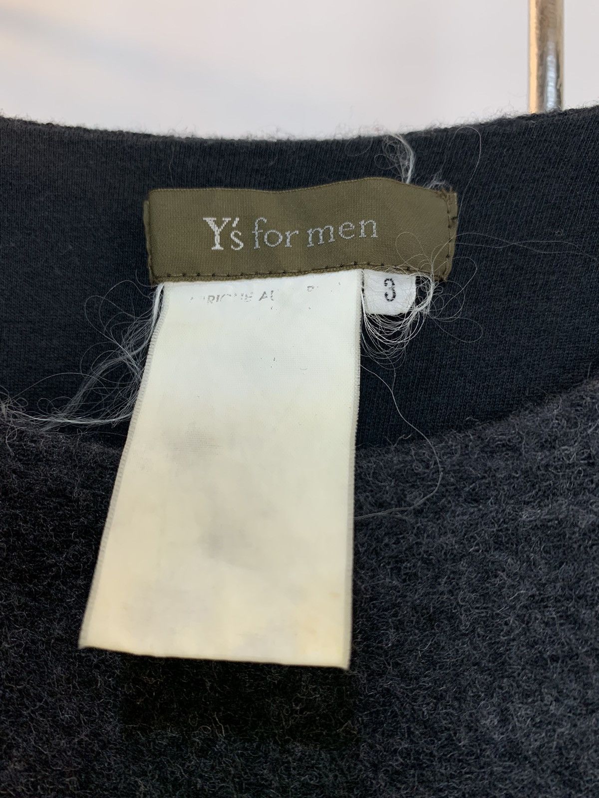 Y's for Men Y's for men Yohji Yamamoto Wool Long Sleeve T-shirt Size US L / EU 52-54 / 3 - 4 Thumbnail