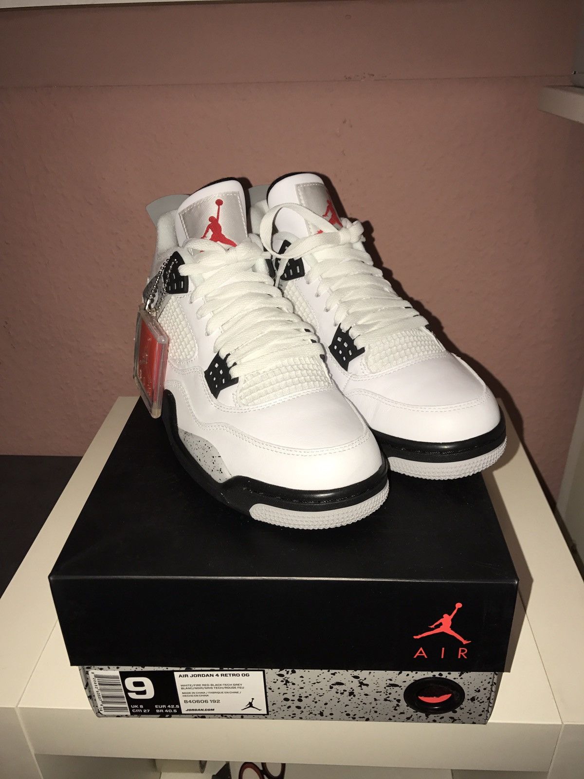 Nike Nike Air Jordan 4 Retro White Cement 2016 Supreme yeezy NMD Bape Palace Grailed