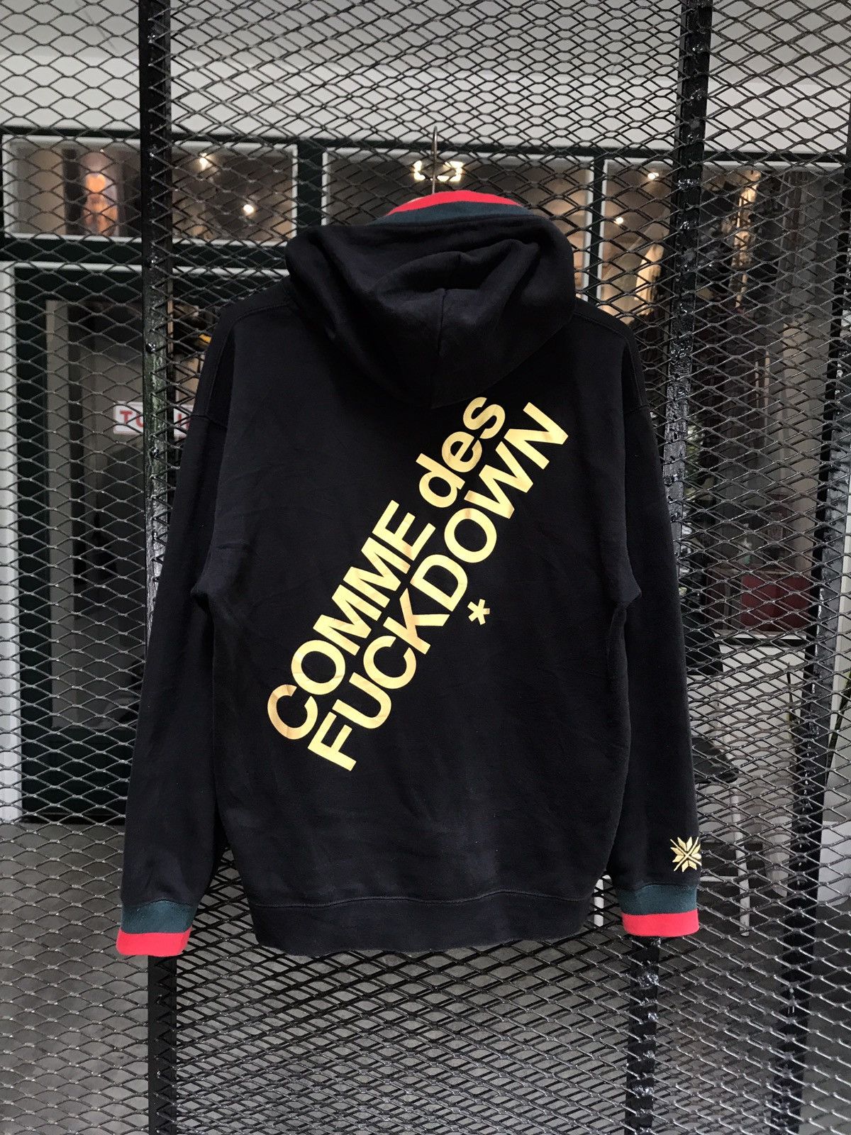 image of Ssur Plus Comme Des Fuckdown Hoodie in Black, Men's (Size Large)
