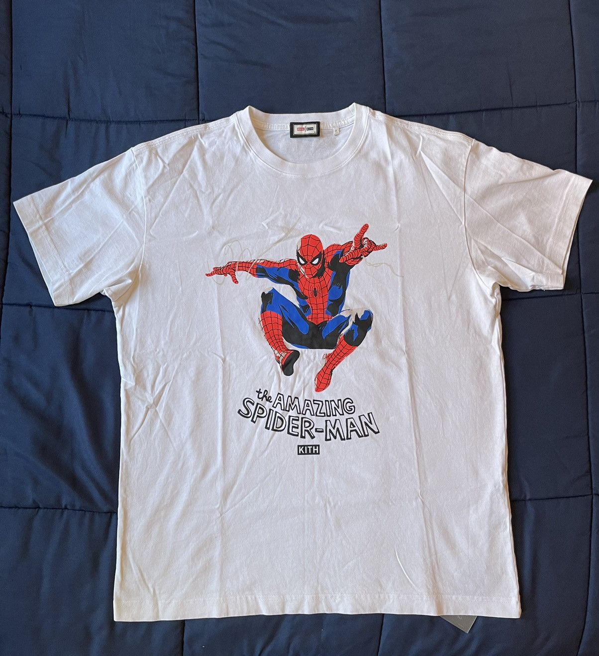 Kith Kith x Marvel's Spiderman shirt | Grailed