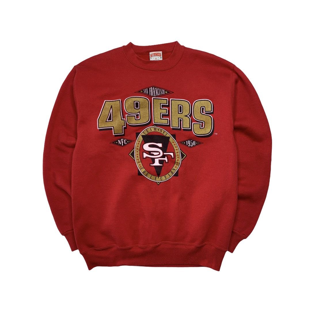 Nutmeg 90s Red San Francisco 49ers Nutmeg Sweatshirt Size US M / EU 48-50 / 2 - 1 Thumbnail