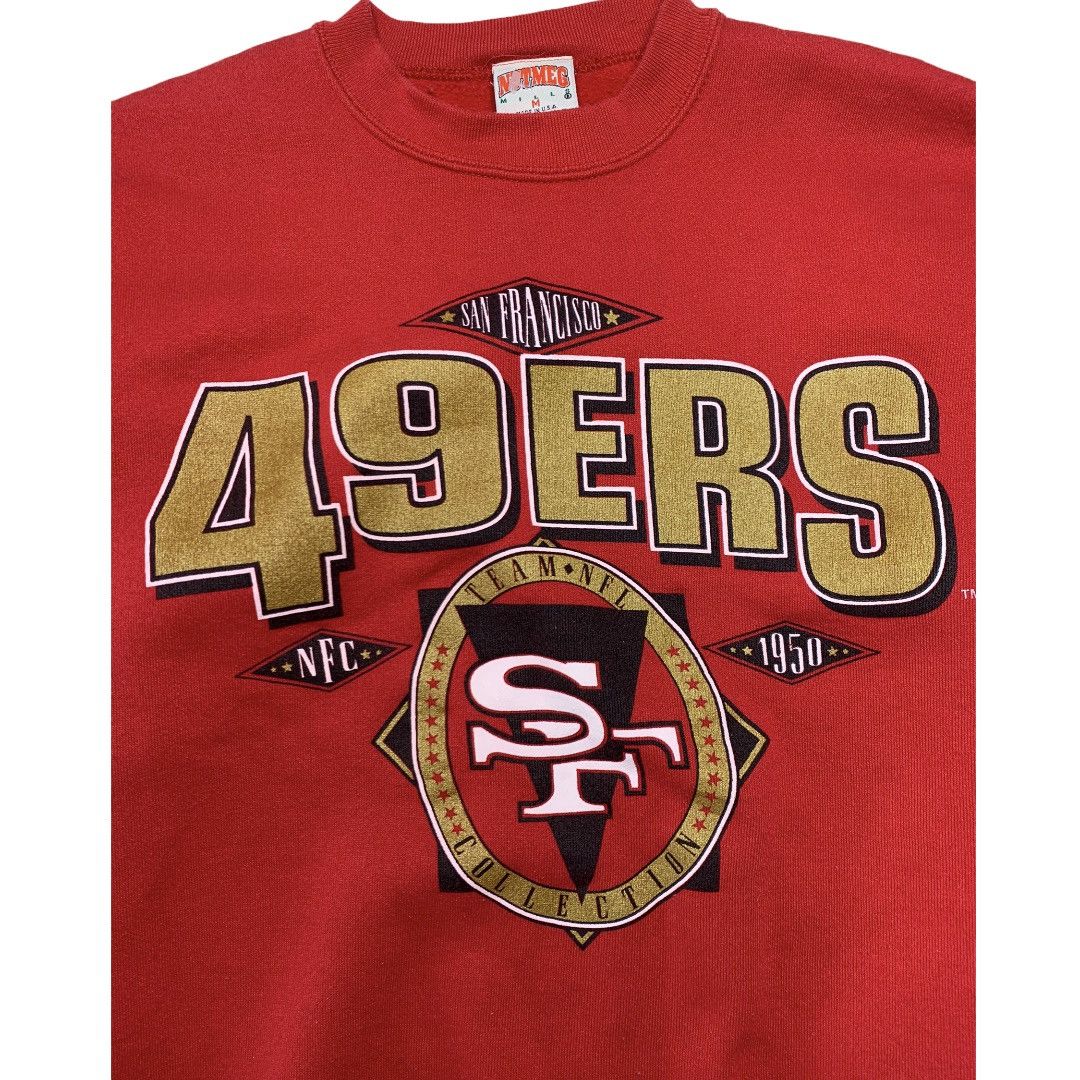 Nutmeg 90s Red San Francisco 49ers Nutmeg Sweatshirt Size US M / EU 48-50 / 2 - 3 Thumbnail