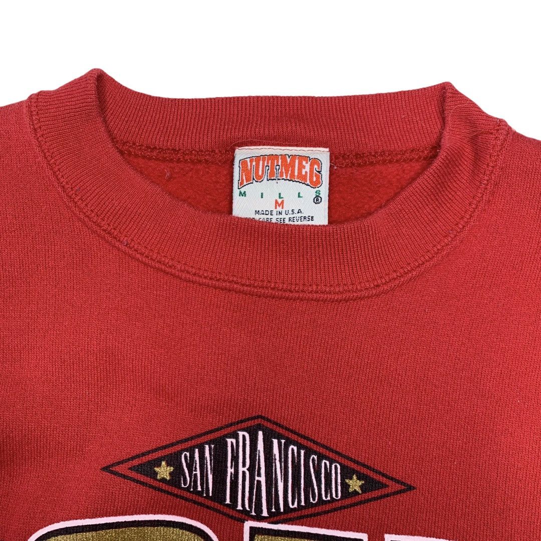 Nutmeg 90s Red San Francisco 49ers Nutmeg Sweatshirt Size US M / EU 48-50 / 2 - 4 Thumbnail