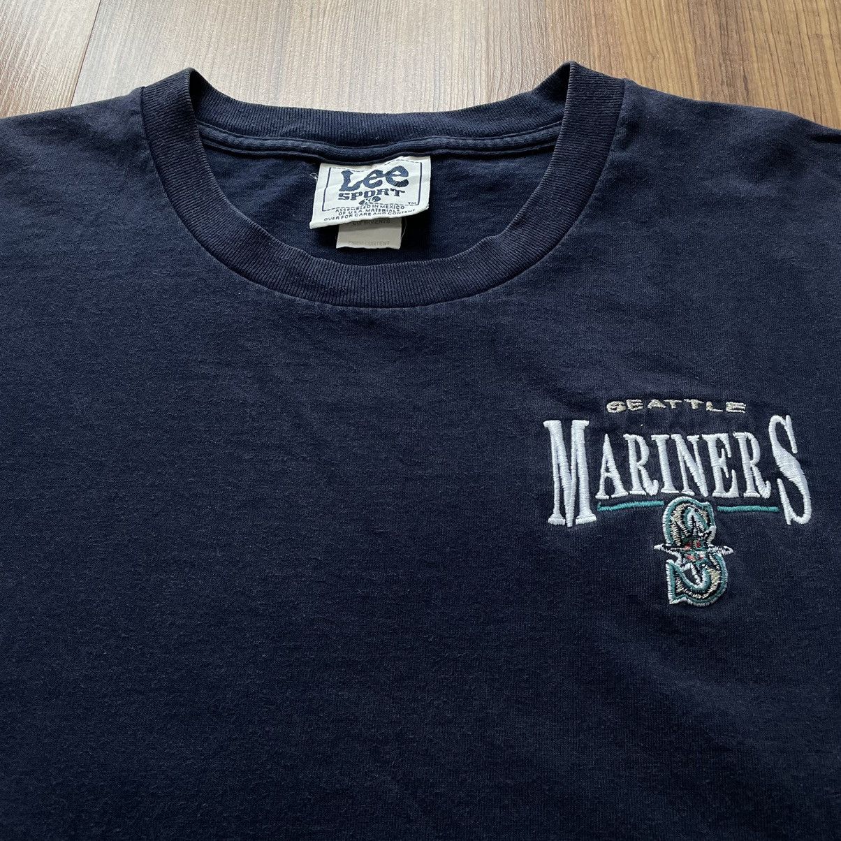 VINTAGE LEE SEATTLE MARINERS BASEBALL BUTTON UP MENS SHIRT SIZE XL