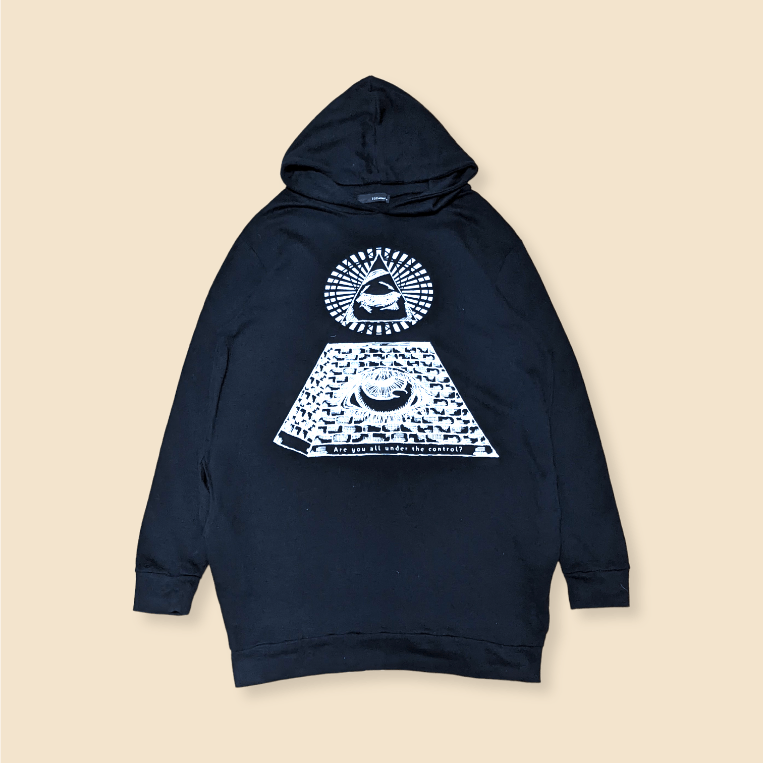 Japanese Brand × Vintage Vtg Japanese Streetwear Illuminati New Order Baggy Hoodie Size US XL / EU 56 / 4 - 2 Thumbnail
