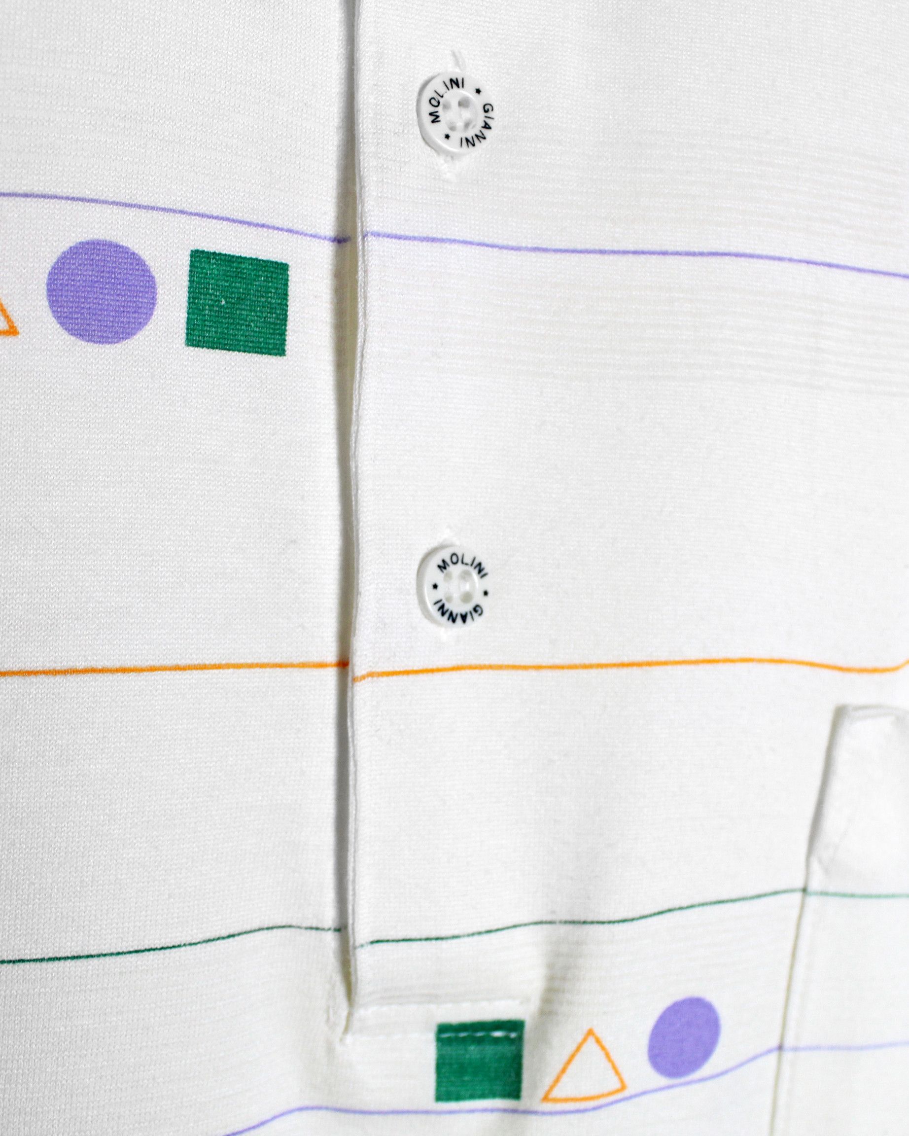 Vintage 90s vintage GIANNI MOLINI polo t-shirt tshirt OG DS striped Size US XXL / EU 58 / 5 - 5 Thumbnail