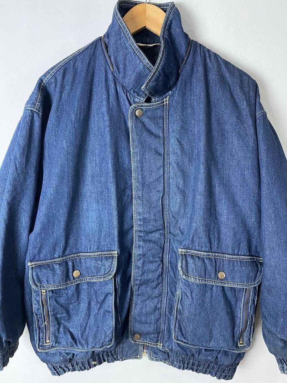 Japanese Brand × Other Japanese Brand Firme Denim Blue Chore Jacket Size US XL / EU 56 / 4 - 9 Thumbnail