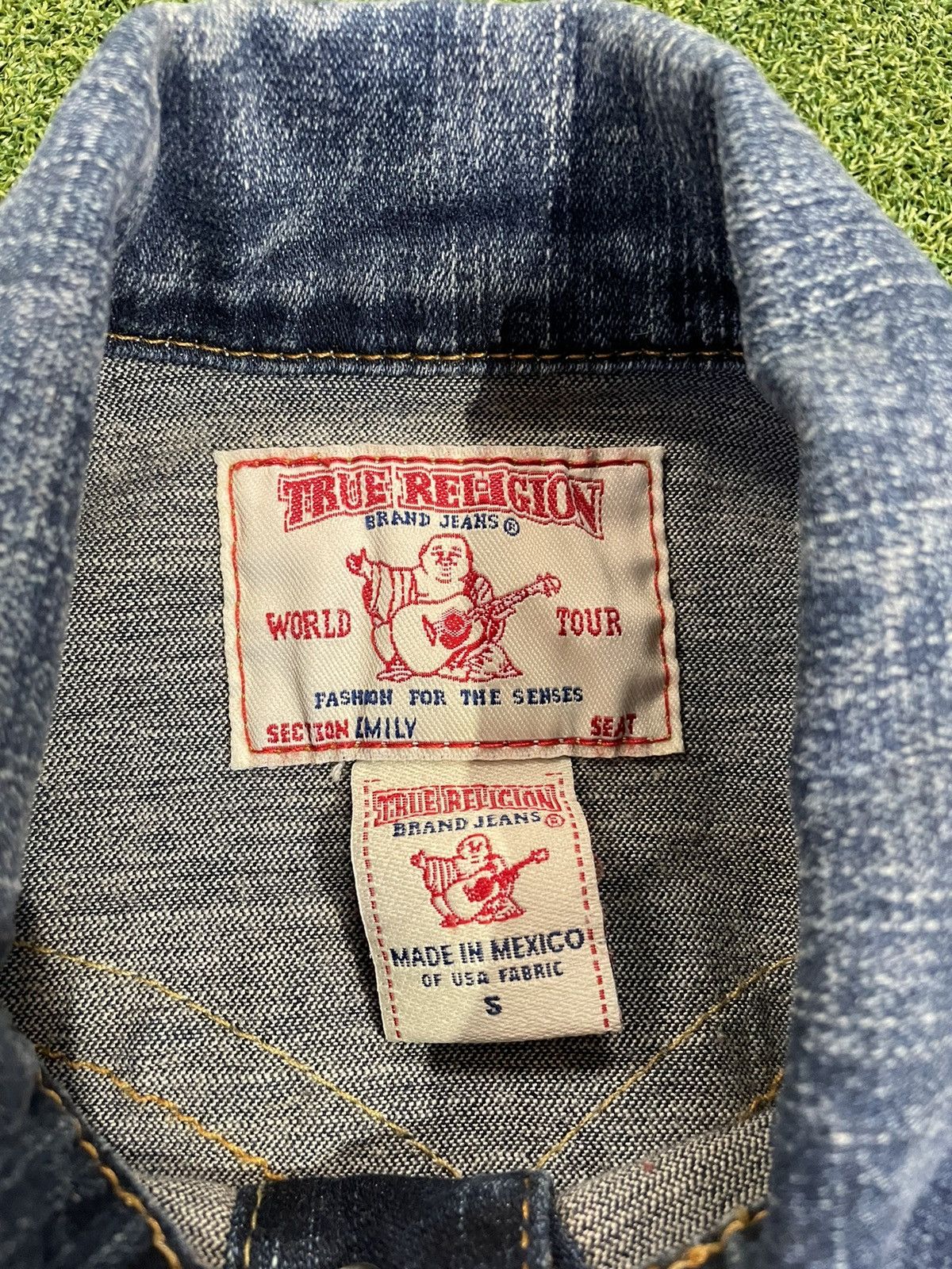 True Religion × Vintage True Religion Denim Trucker Jacket Size S / US 4 / IT 40 - 3 Thumbnail