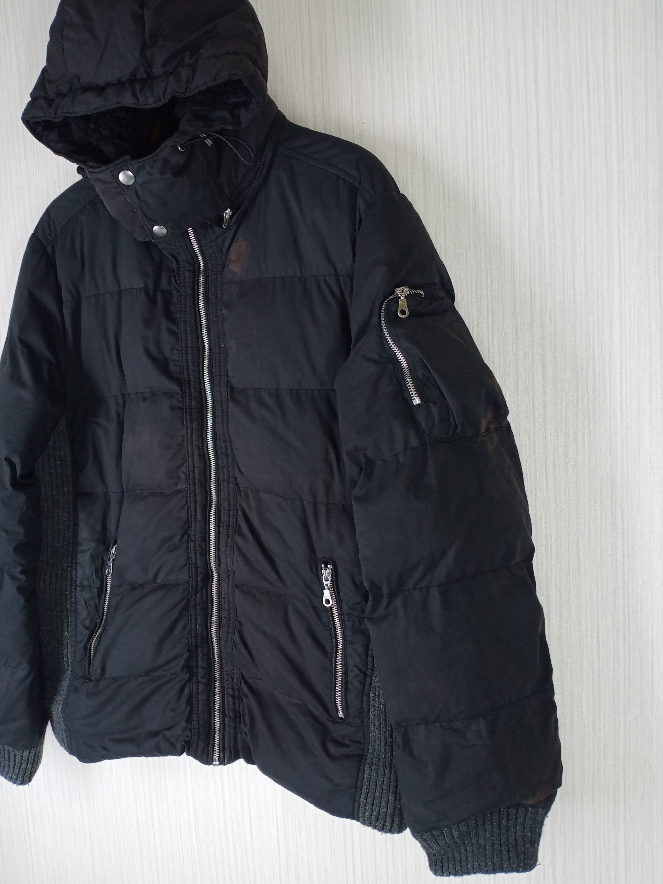 Japanese Brand RARE BAREBACK REALDRESS PUFFER HOODIE JACKET Size US L / EU 52-54 / 3 - 3 Thumbnail
