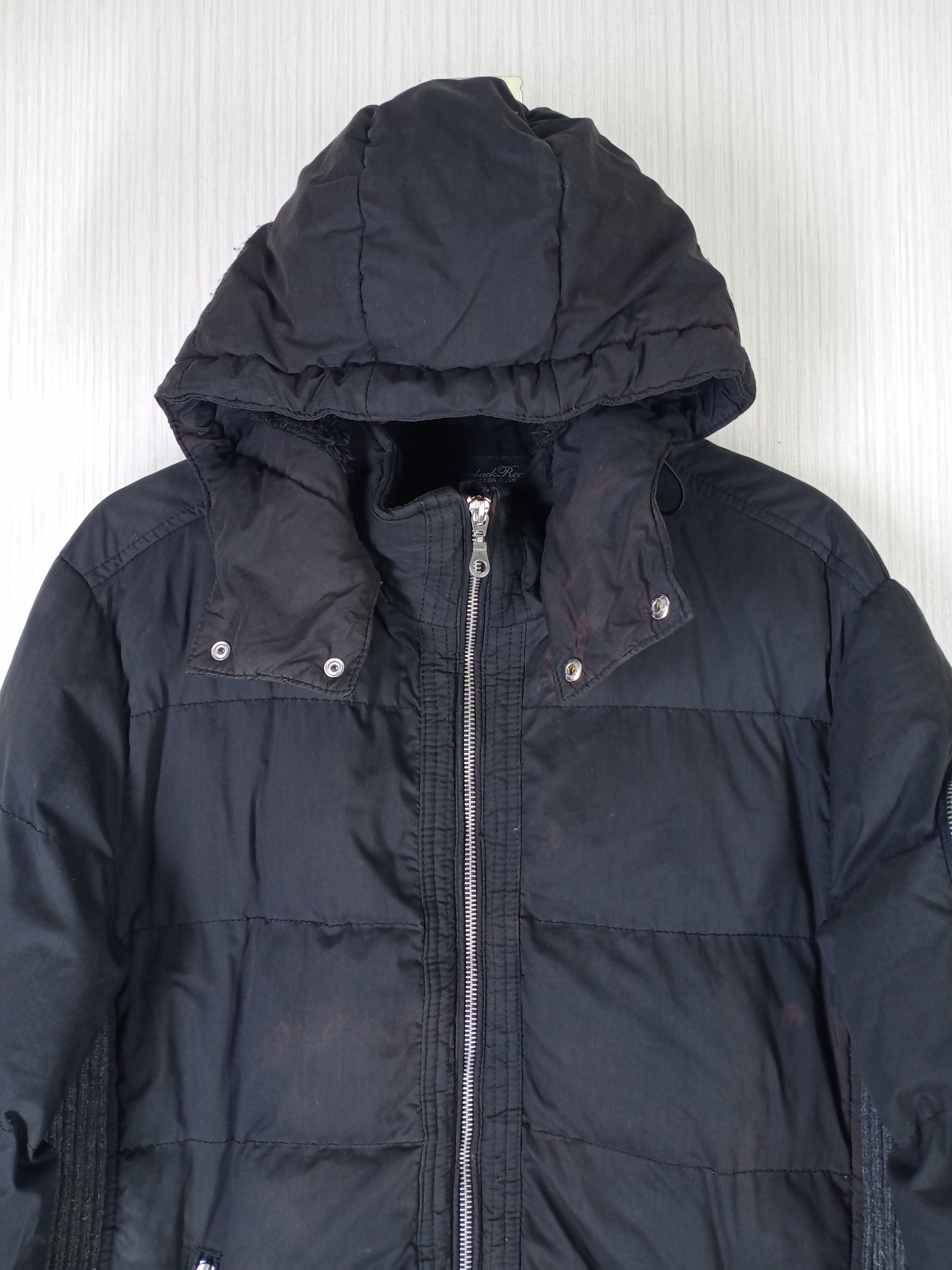Japanese Brand RARE BAREBACK REALDRESS PUFFER HOODIE JACKET Size US L / EU 52-54 / 3 - 4 Thumbnail