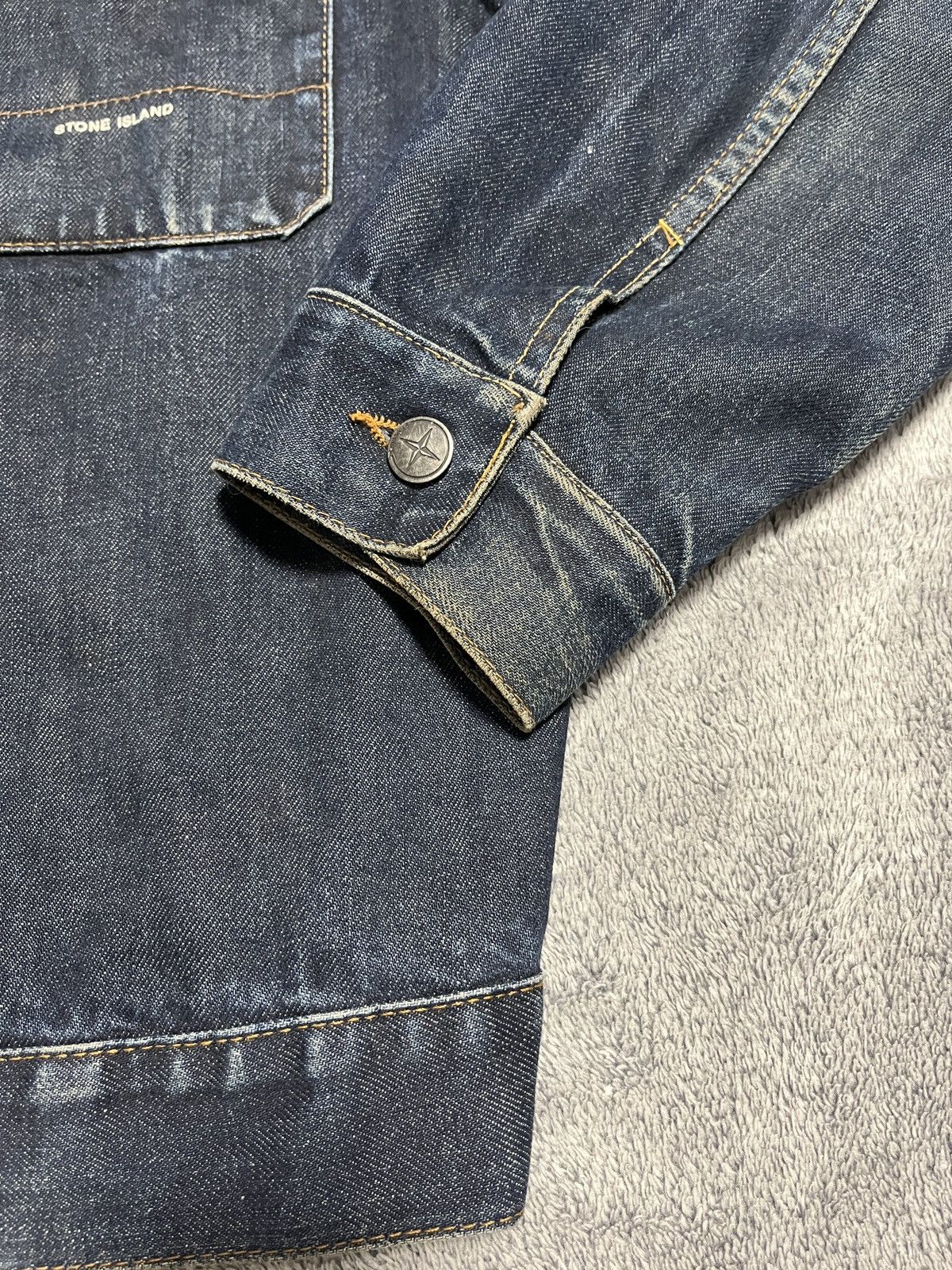 Vintage Stone Island Denim Jacket Archive 90s