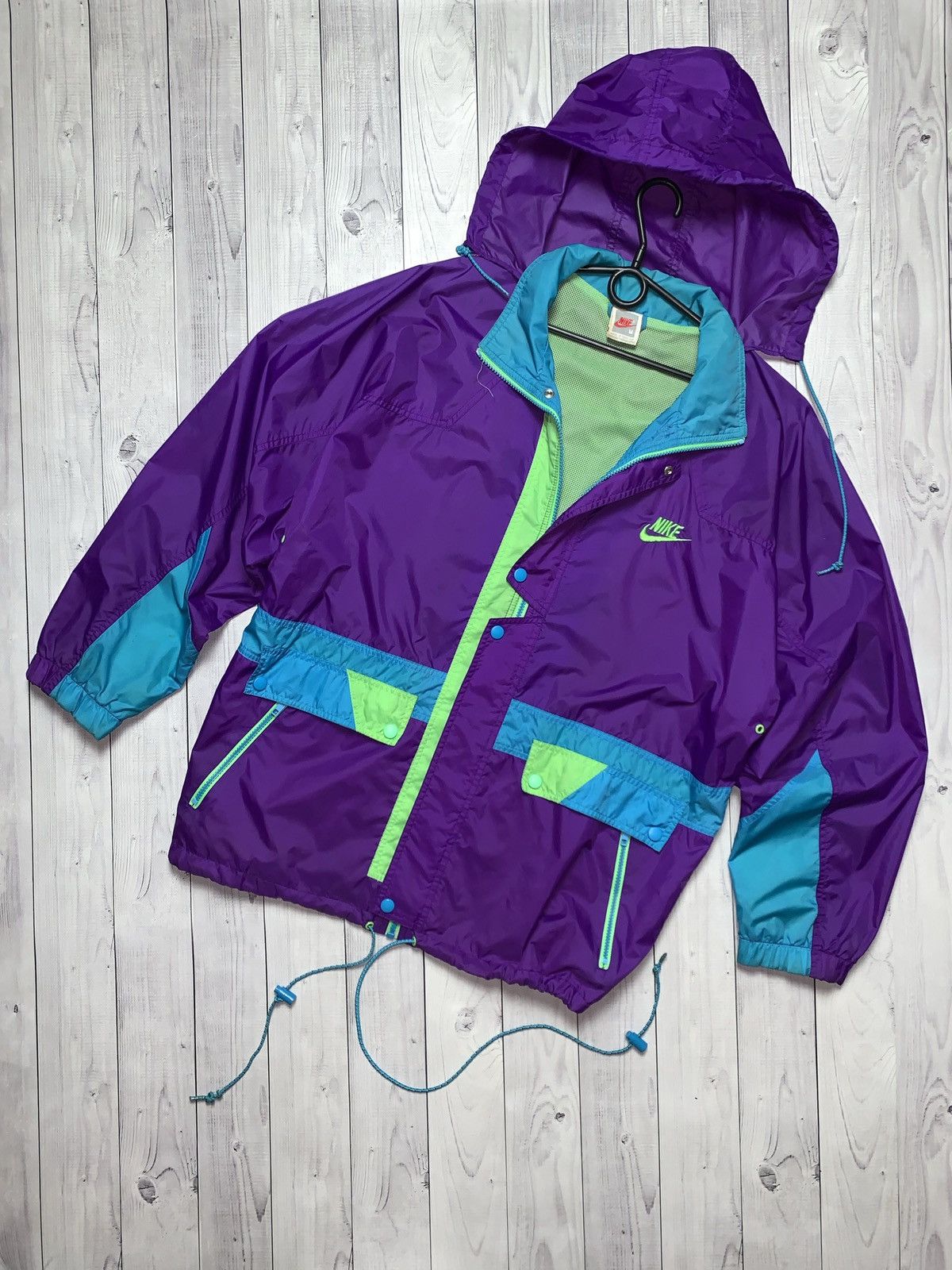 Vintage Track jacket Nike Multicolor rare size M