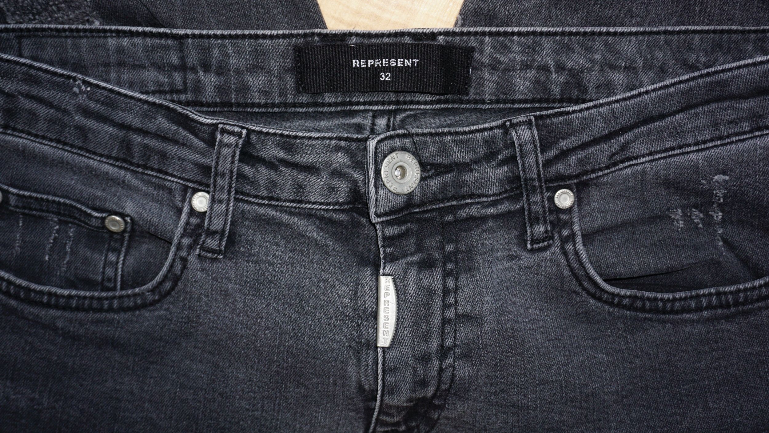 Represent Clo. Represent CLO Essential Destroy distressed Denim Slim Fit Size US 32 / EU 48 - 4 Thumbnail