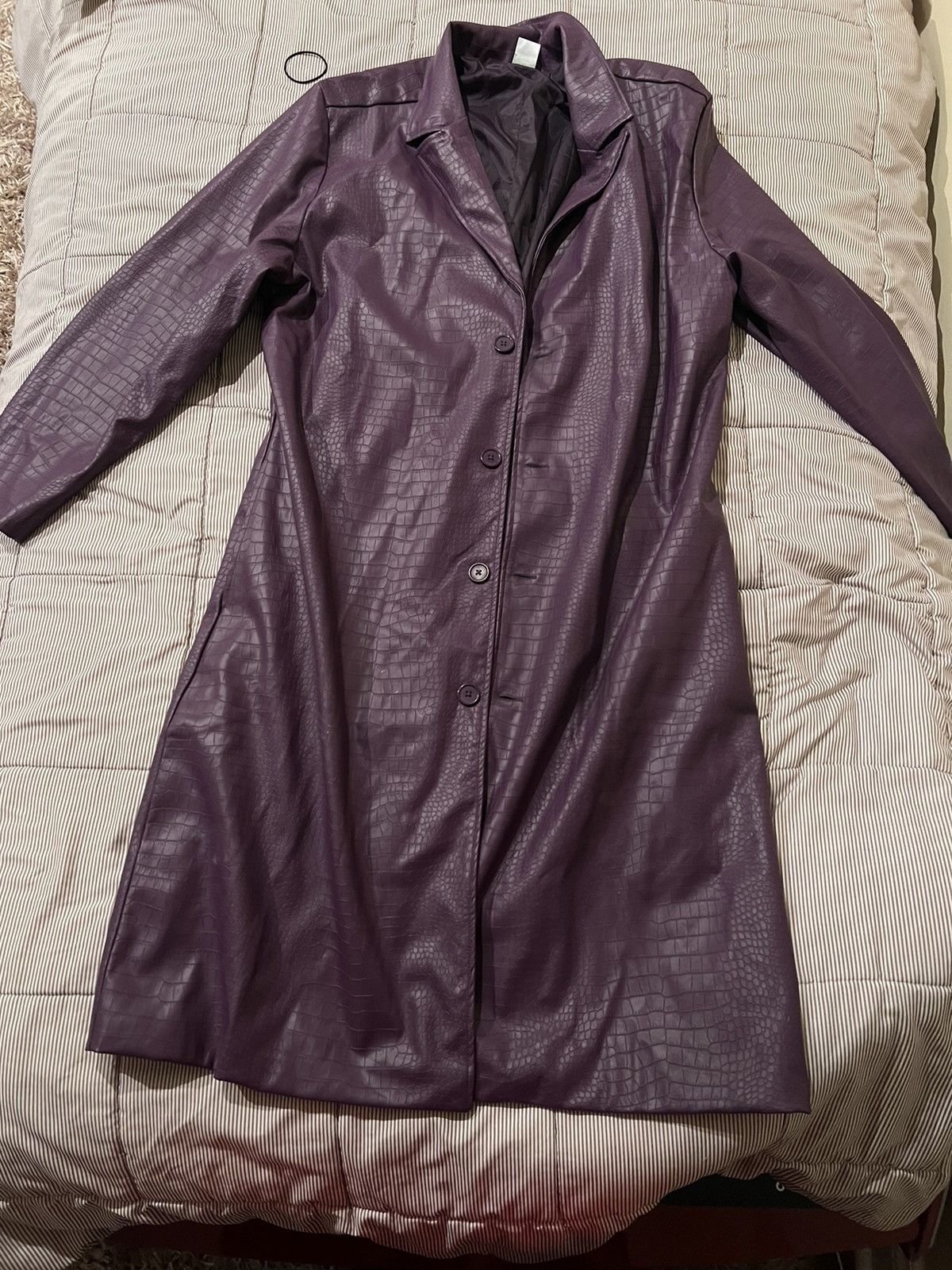 Other Purple leather long coat (joker suicide squad) Size US XL / EU 56 / 4 - 1 Thumbnail