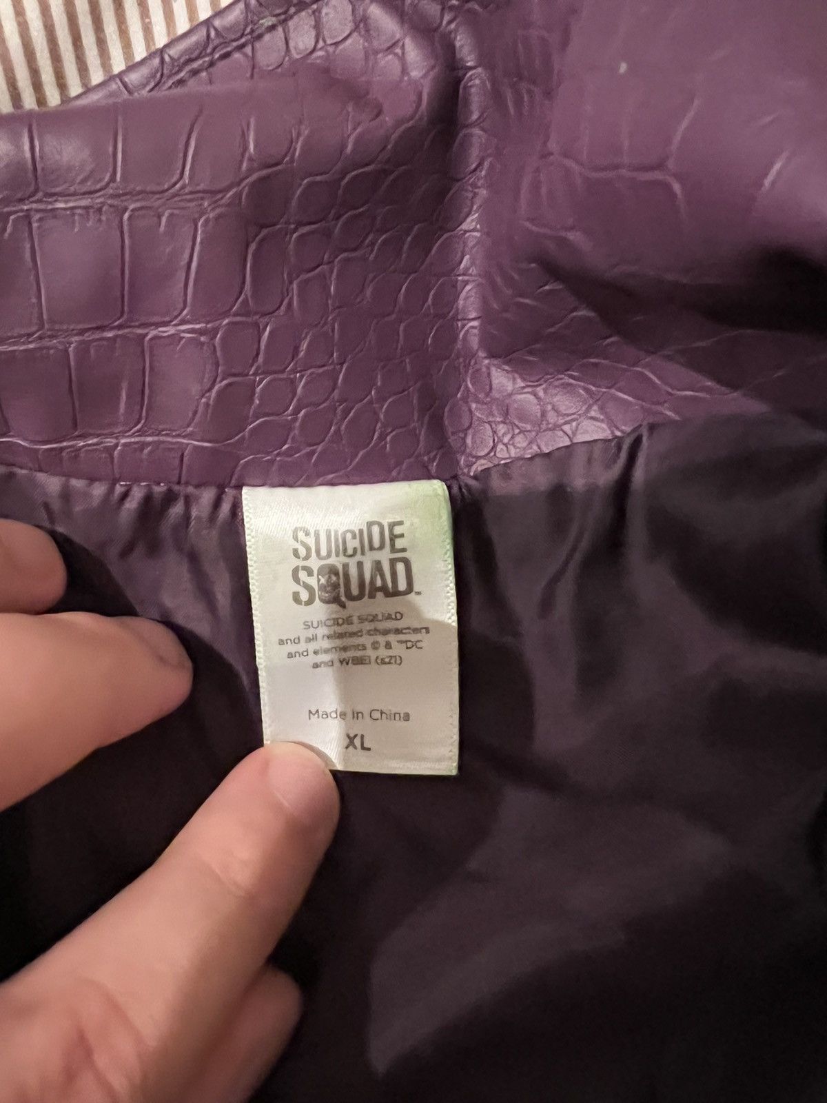 Other Purple leather long coat (joker suicide squad) Size US XL / EU 56 / 4 - 2 Thumbnail