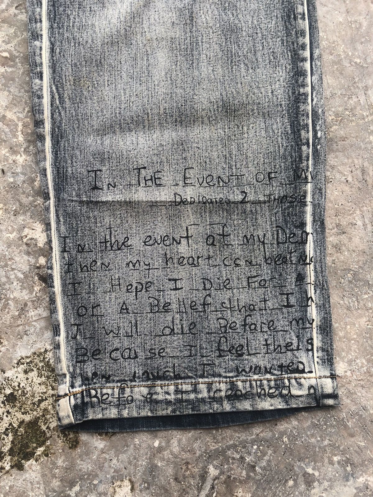 Makaveli Rare Makaveli Denim Baggy Y2K Printed Tupac Size US 32 / EU 48 - 10 Thumbnail