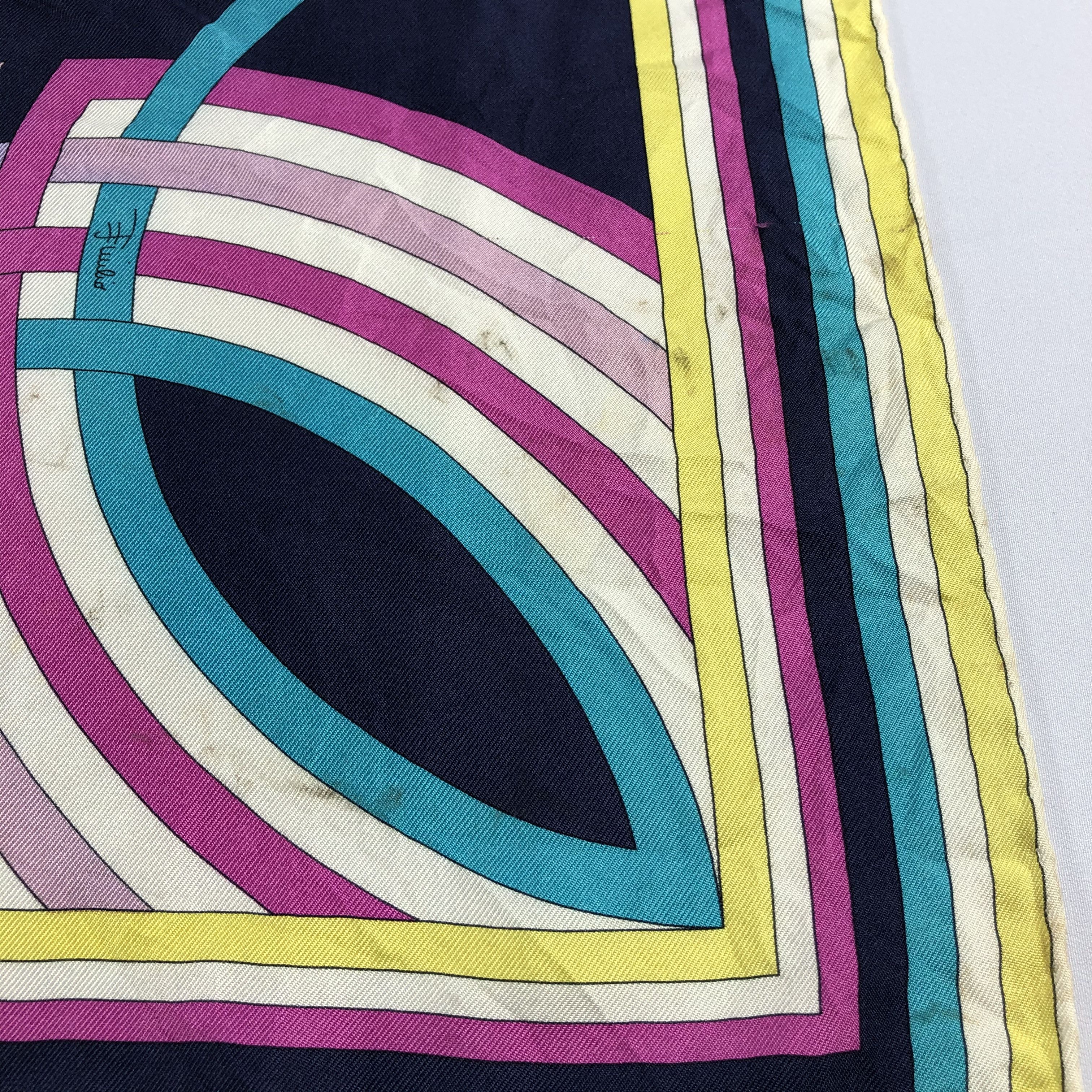 Vintage Vintage Emilio Pucci Silk Scarf Size ONE SIZE - 7 Thumbnail