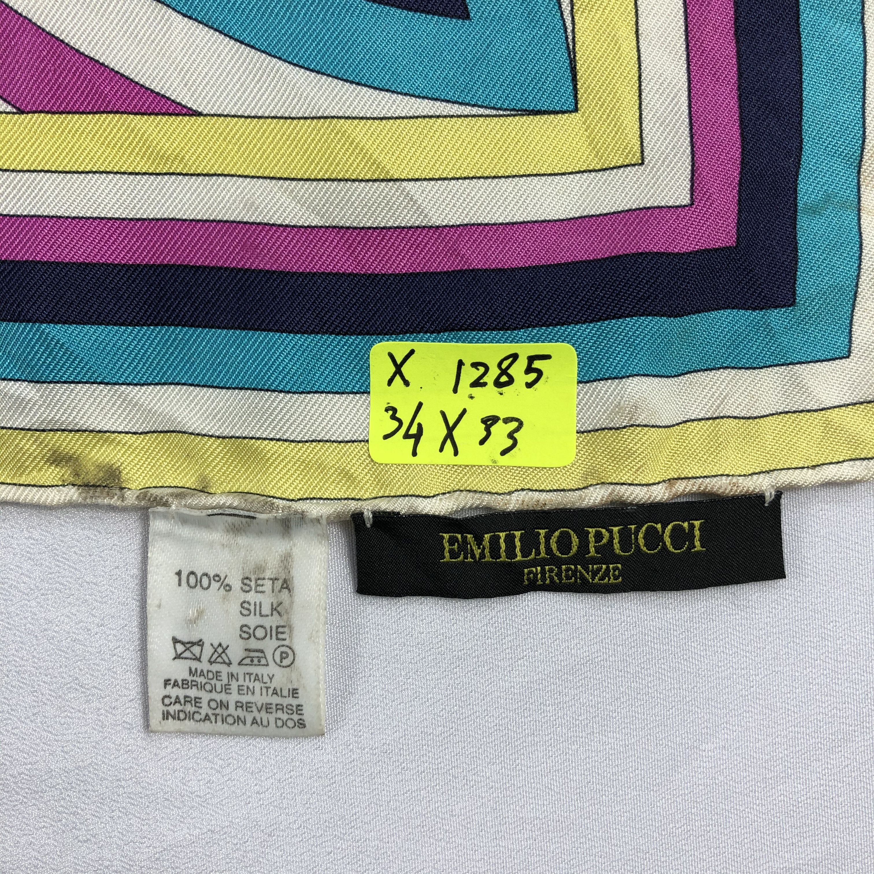 Vintage Vintage Emilio Pucci Silk Scarf Size ONE SIZE - 8 Thumbnail