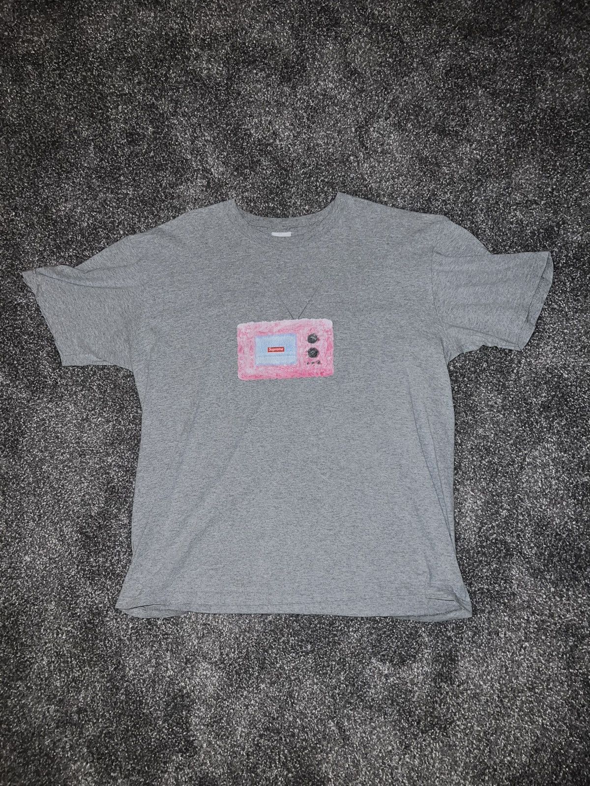 Supreme Supreme TV Tee Shirt - Grey | Grailed