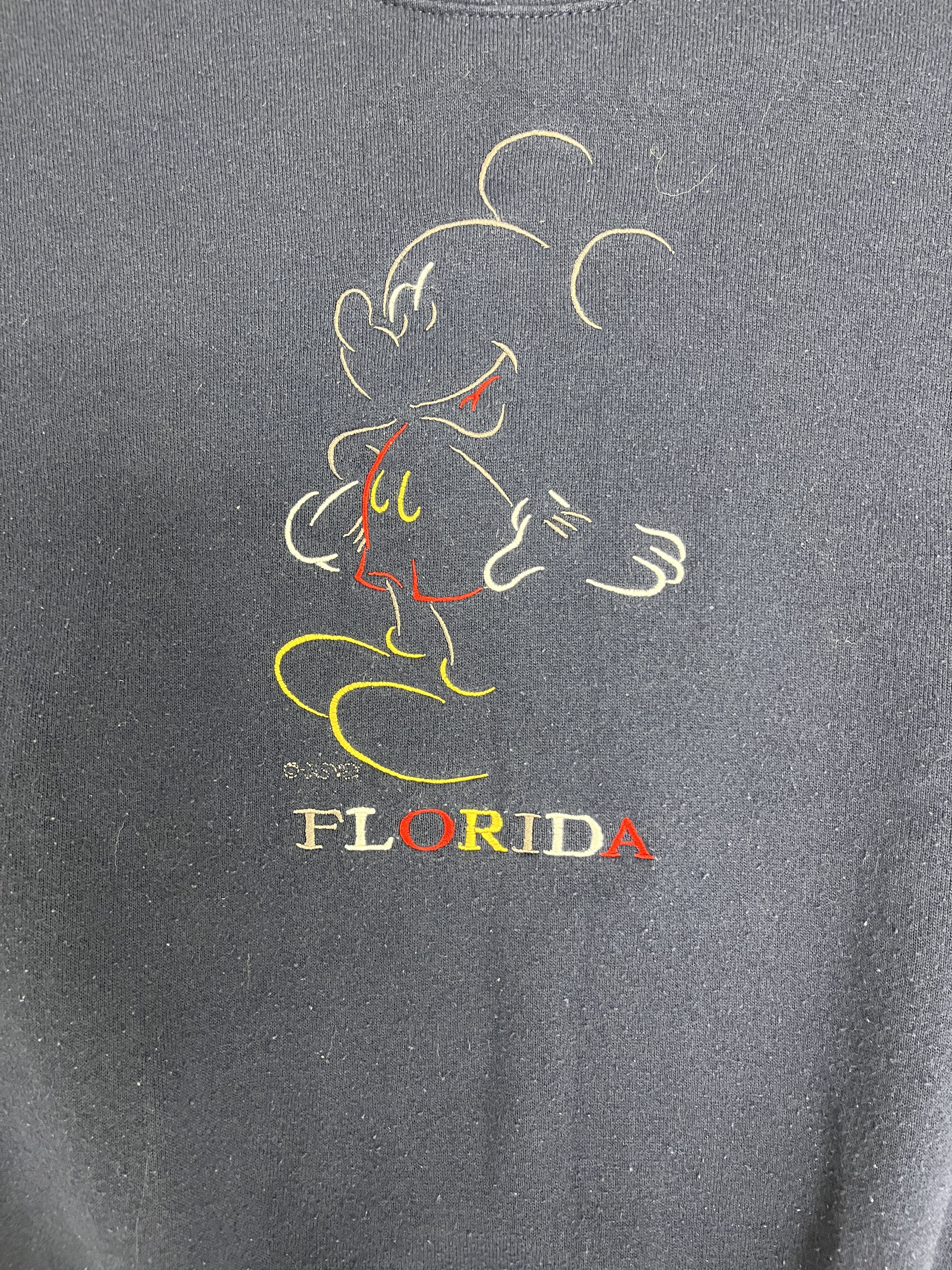 Vintage Mickey Mouse Florida Embroidered Vintage Sweater Crewneck Size US L / EU 52-54 / 3 - 2 Thumbnail