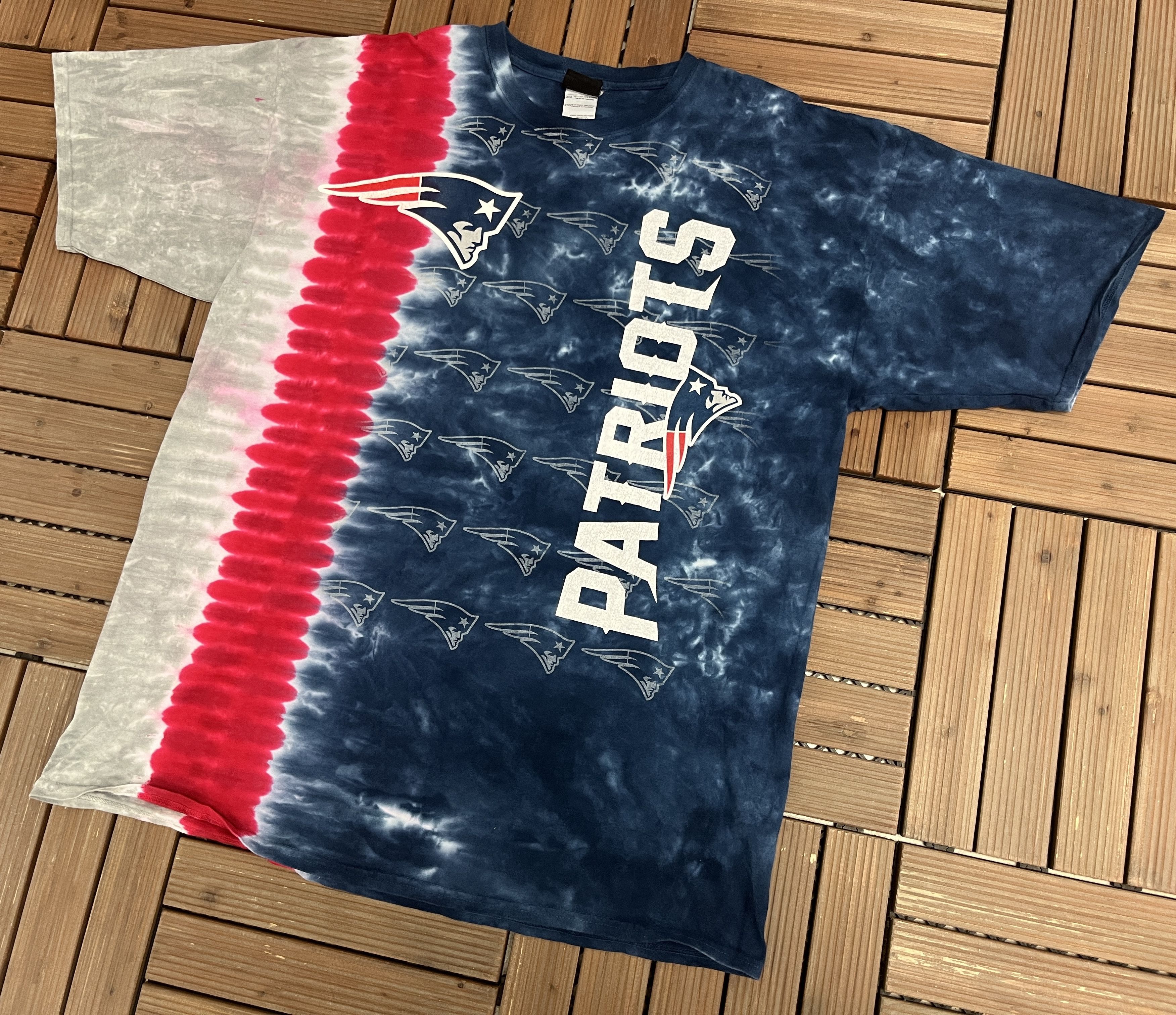 Vintage New England Patriots Tie Dye Vintage T-Shirt Size US XXL / EU 58 / 5 - 3 Thumbnail