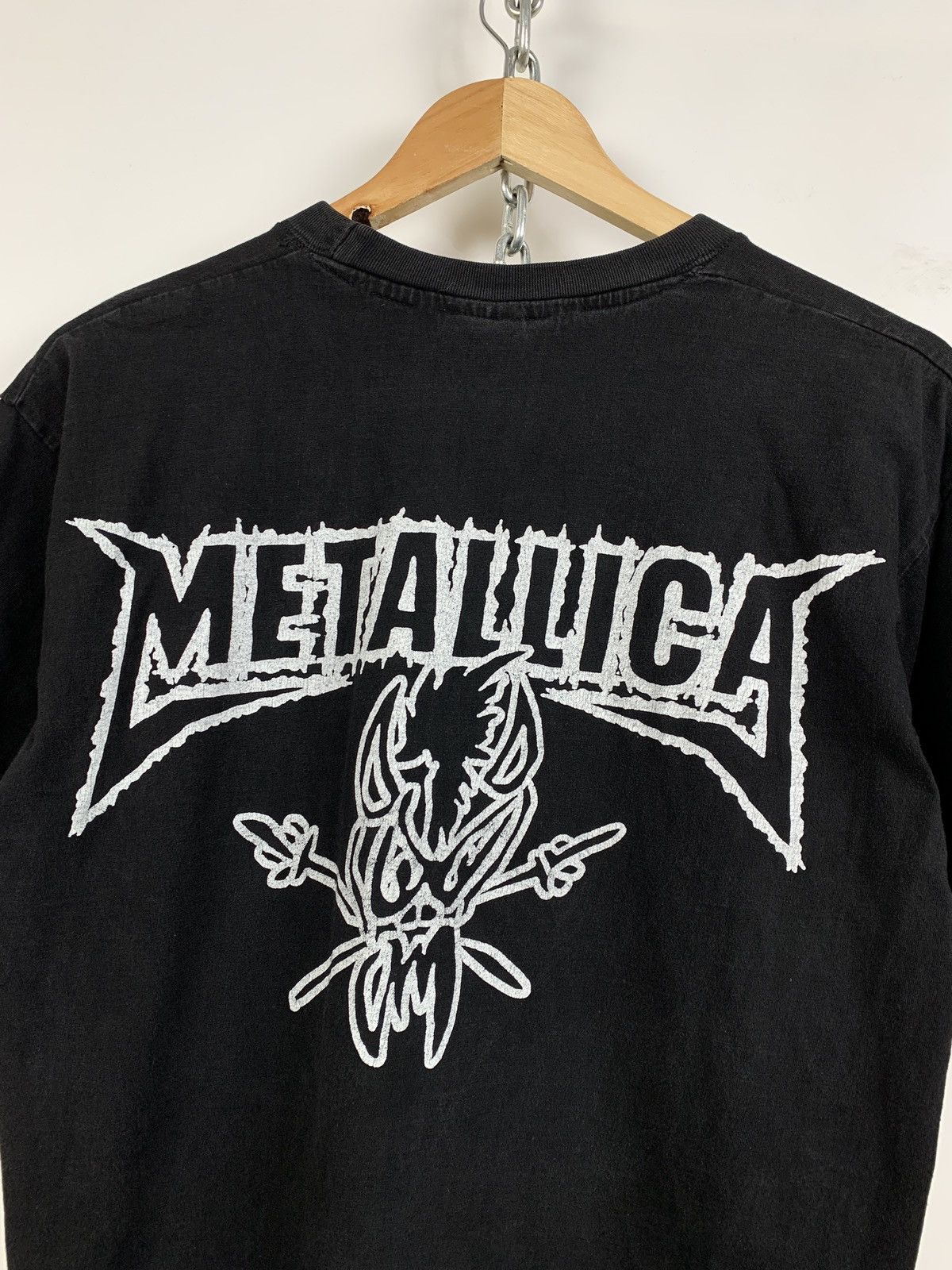 Band Tees Vintage Metallica Faded Black Rare T-Shirt Size US M / EU 48-50 / 2 - 11 Thumbnail