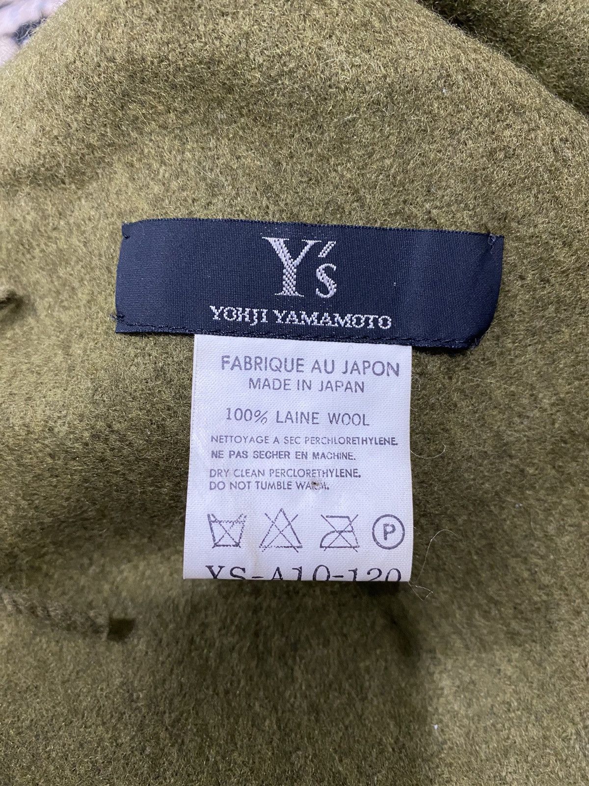 Yohji Yamamoto 🔥WINTER🔥Y's by Yohji Yamamoto oversized Scarf Runway Size ONE SIZE - 7 Thumbnail