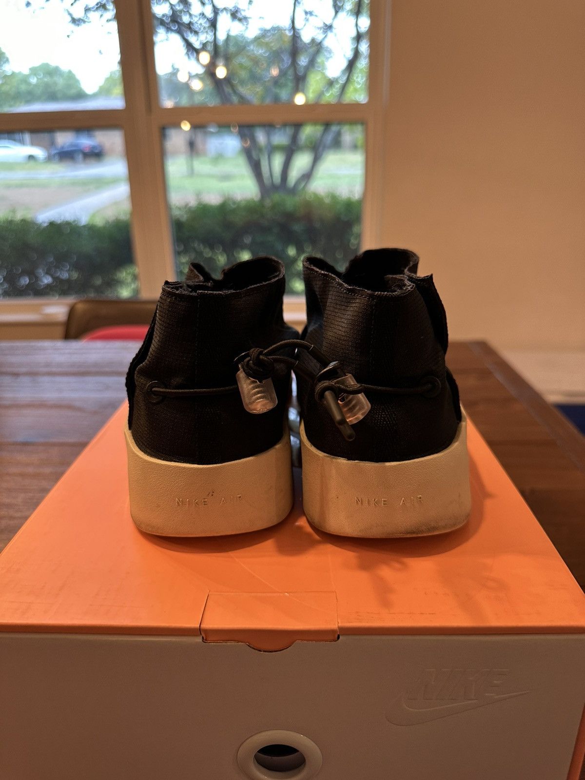 Fear of God × Nike Nike Air / Fear of God Moc Size 10.5 Black / Fossil VNDS Size US 10.5 / EU 43-44 - 3 Thumbnail