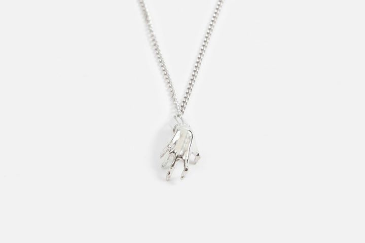 Undercover D-Hand Silver Necklace Size ONE SIZE - 2 Preview