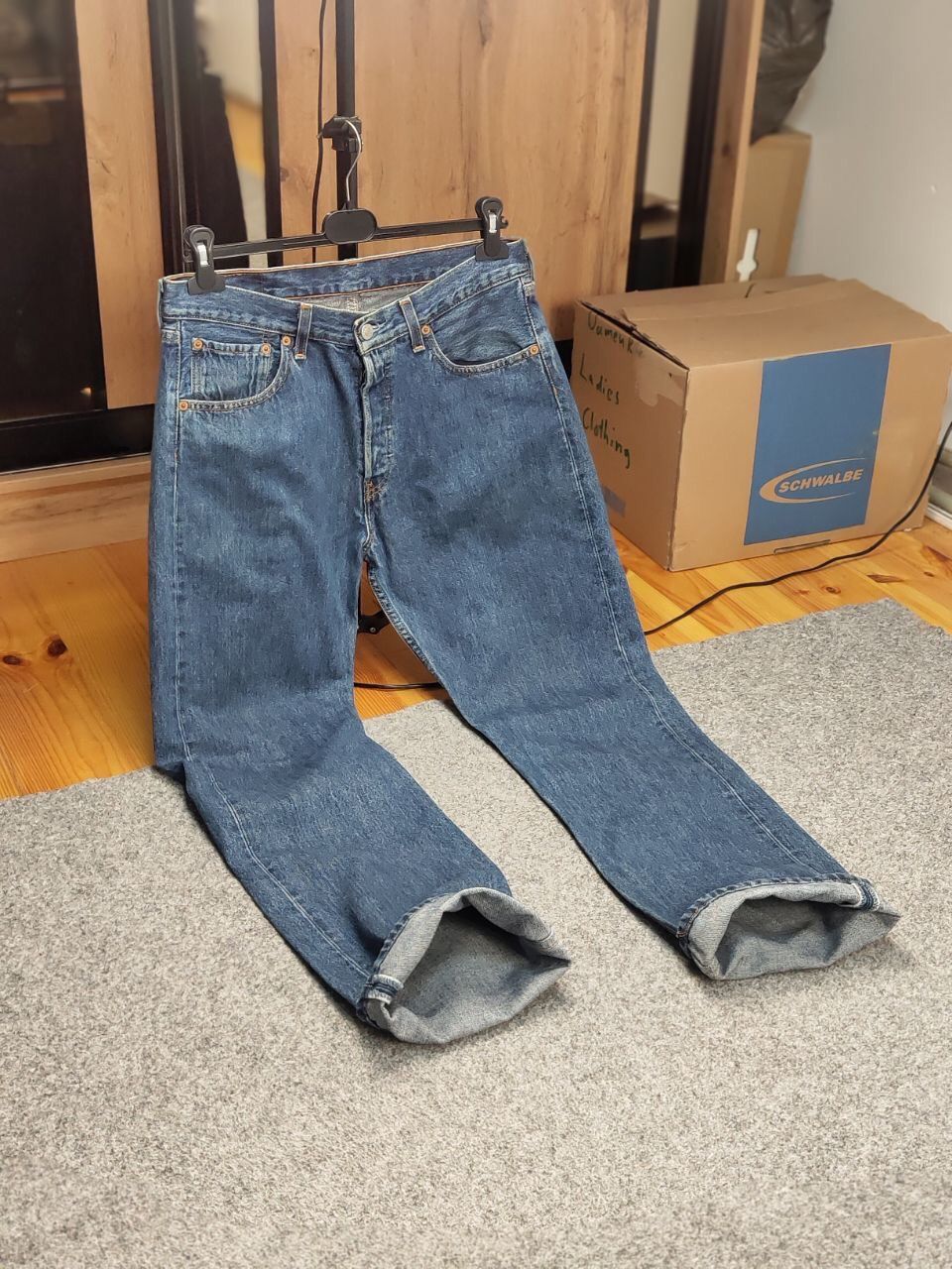 Levi's Vintage 90's Levis 501 Blue Classic Denim American Jeans Size US 32 / EU 48 - 20 Thumbnail