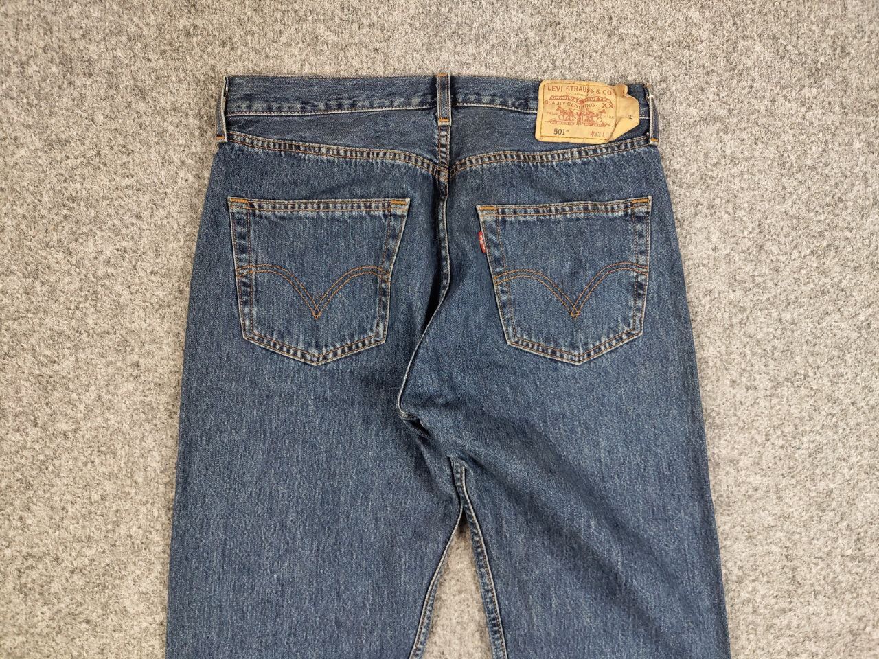 Levi's Vintage 90's Levis 501 Blue Classic Denim American Jeans Size US 32 / EU 48 - 14 Thumbnail