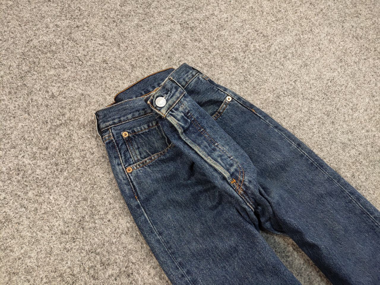 Levi's Vintage 90's Levis 501 Blue Classic Denim American Jeans Size US 32 / EU 48 - 10 Thumbnail
