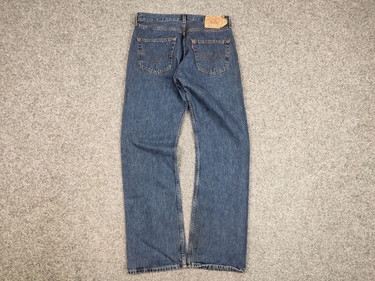 Levi's Vintage 90's Levis 501 Blue Classic Denim American Jeans Size US 32 / EU 48 - 13 Thumbnail