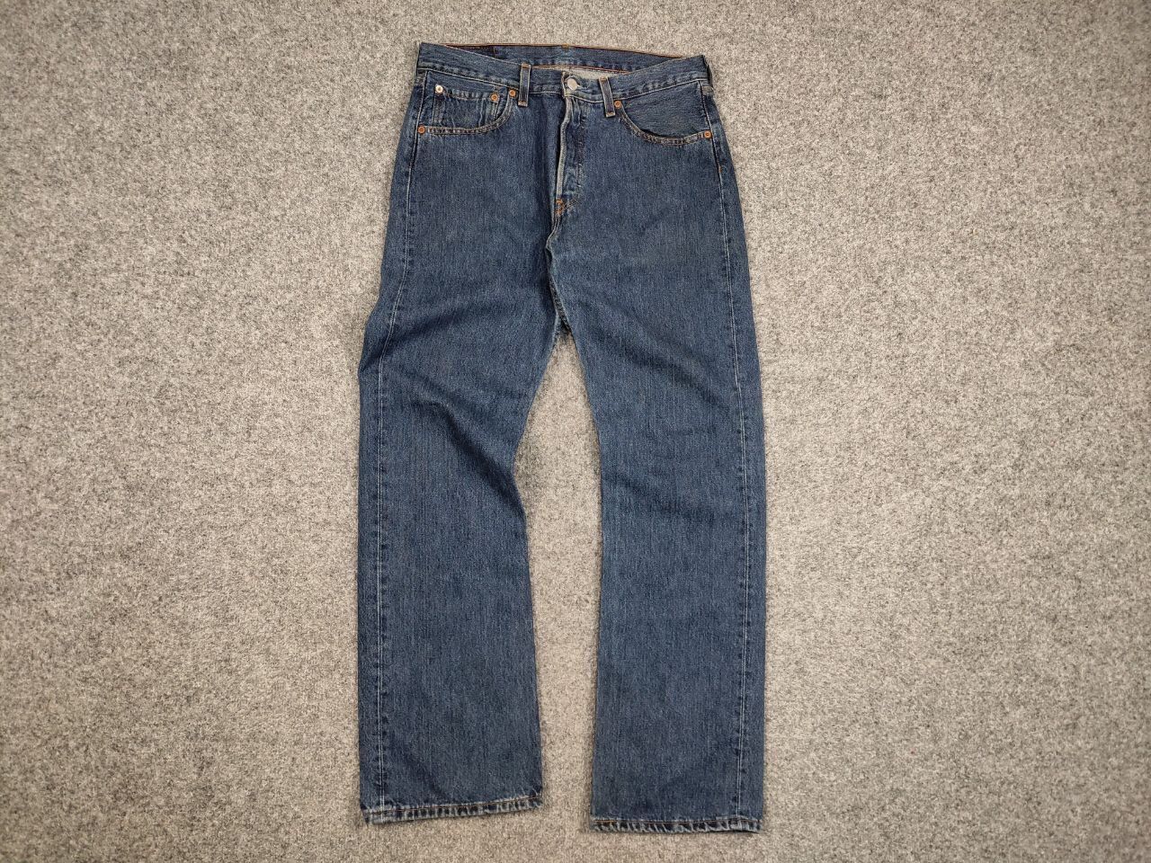Levi's Vintage 90's Levis 501 Blue Classic Denim American Jeans Size US 32 / EU 48 - 12 Thumbnail