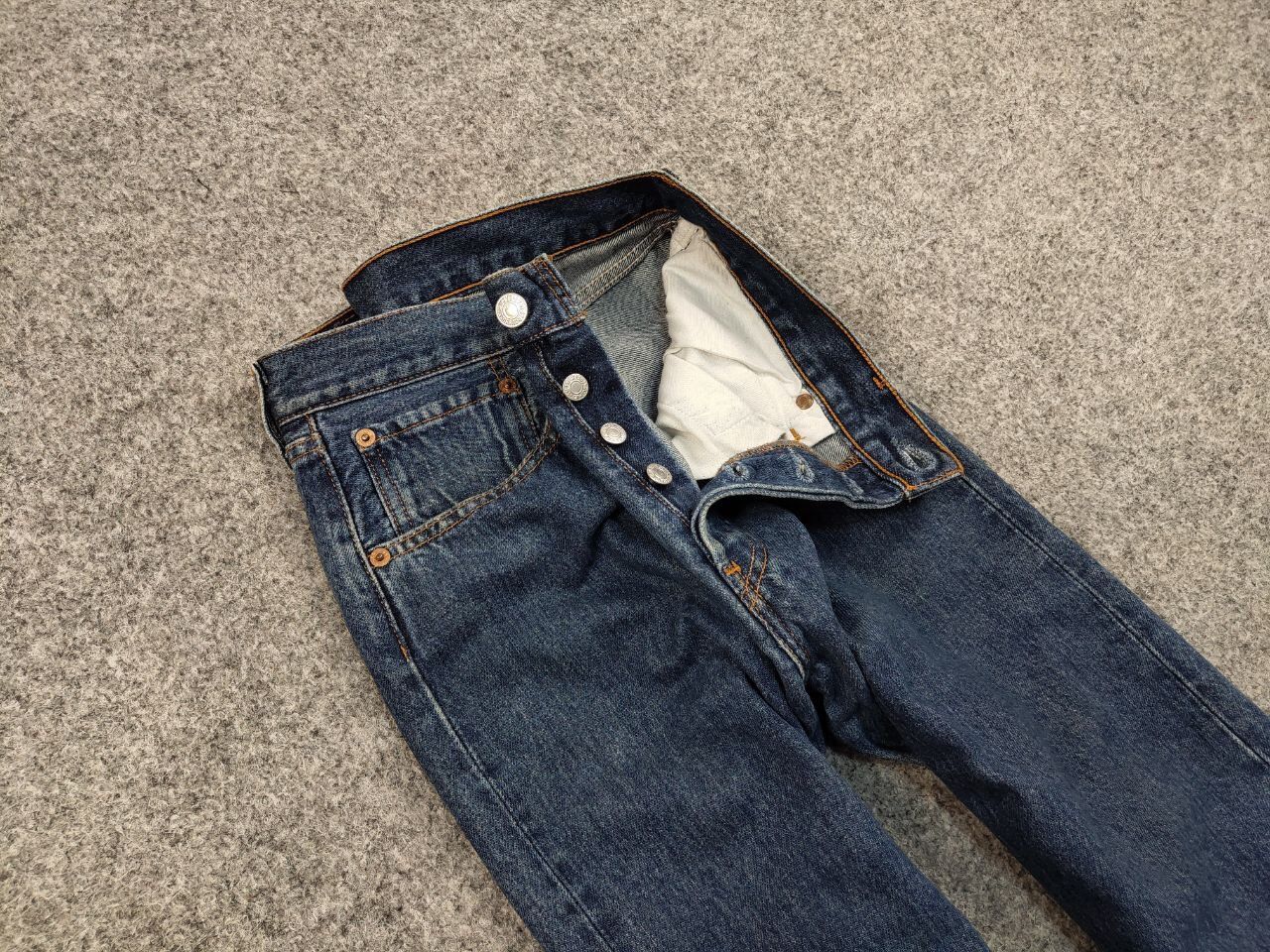 Levi's Vintage 90's Levis 501 Blue Classic Denim American Jeans Size US 32 / EU 48 - 11 Thumbnail
