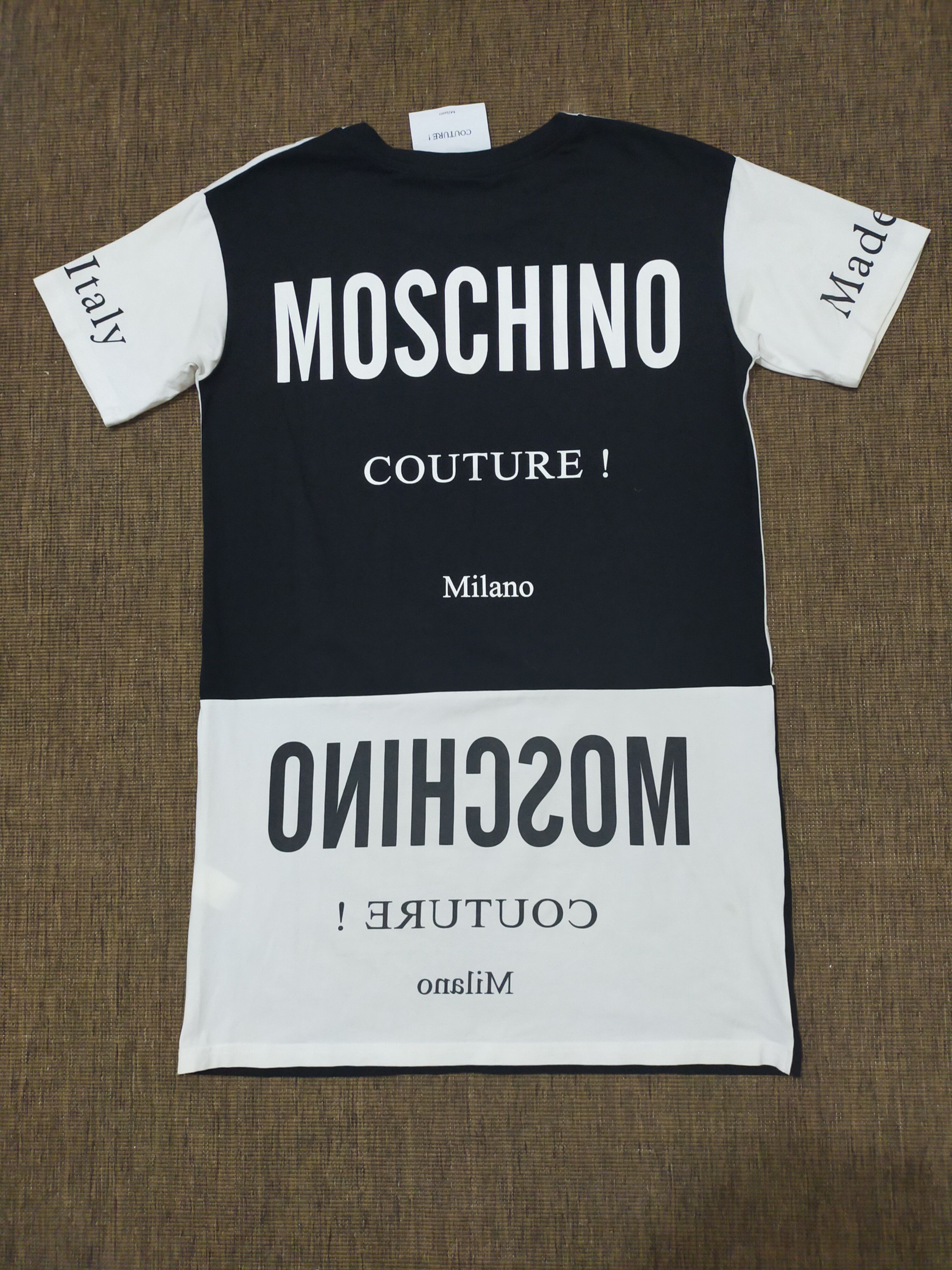 Oversized moschino t shirt dress sale