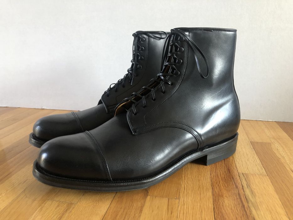 Viberg Viberg Derby Boot - Black Comipel Horsebutt | Grailed