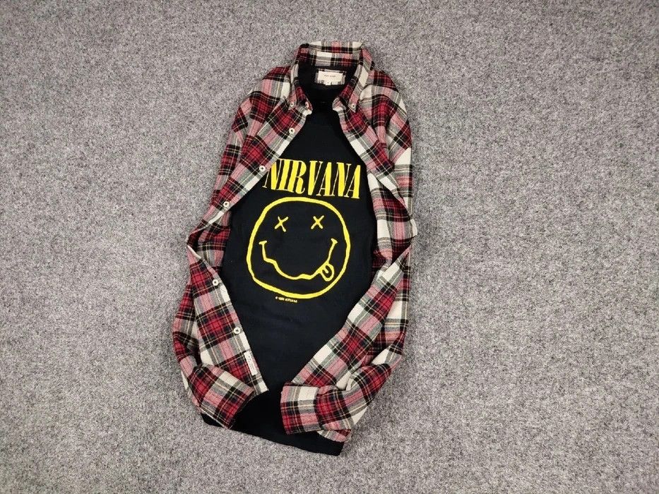 Flannel Vintage Flannel Shirt Travis Scott Style Size US M / EU 48-50 / 2 - 6 Thumbnail