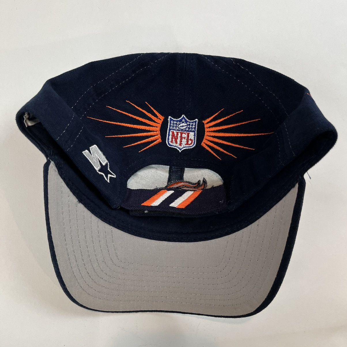 NFL Vintage 90s Starter Denver Broncos Strapback Hat Size ONE SIZE - 3 Thumbnail